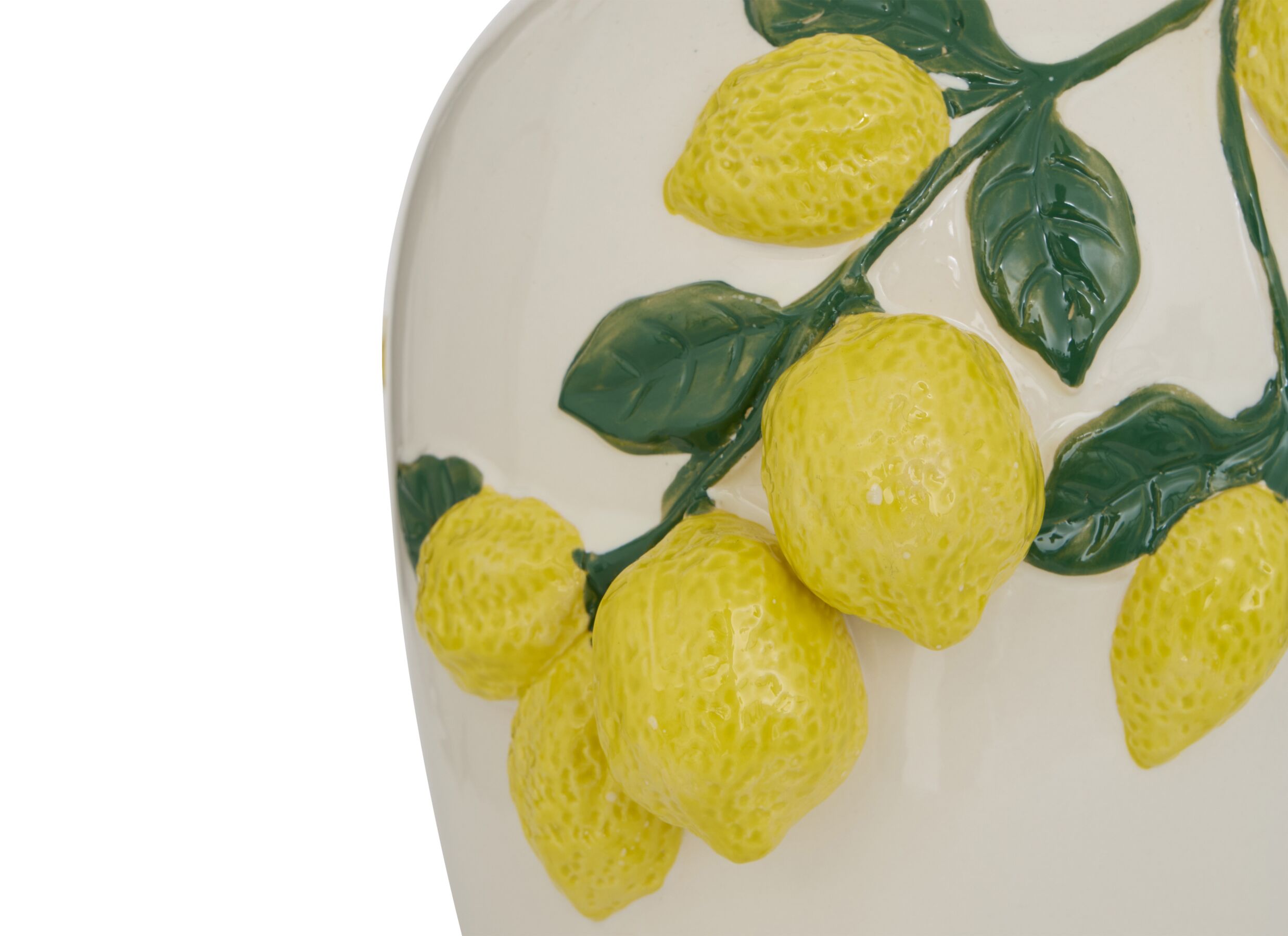 Detail - Vase Citron H32,6 - dolomite - multicolore