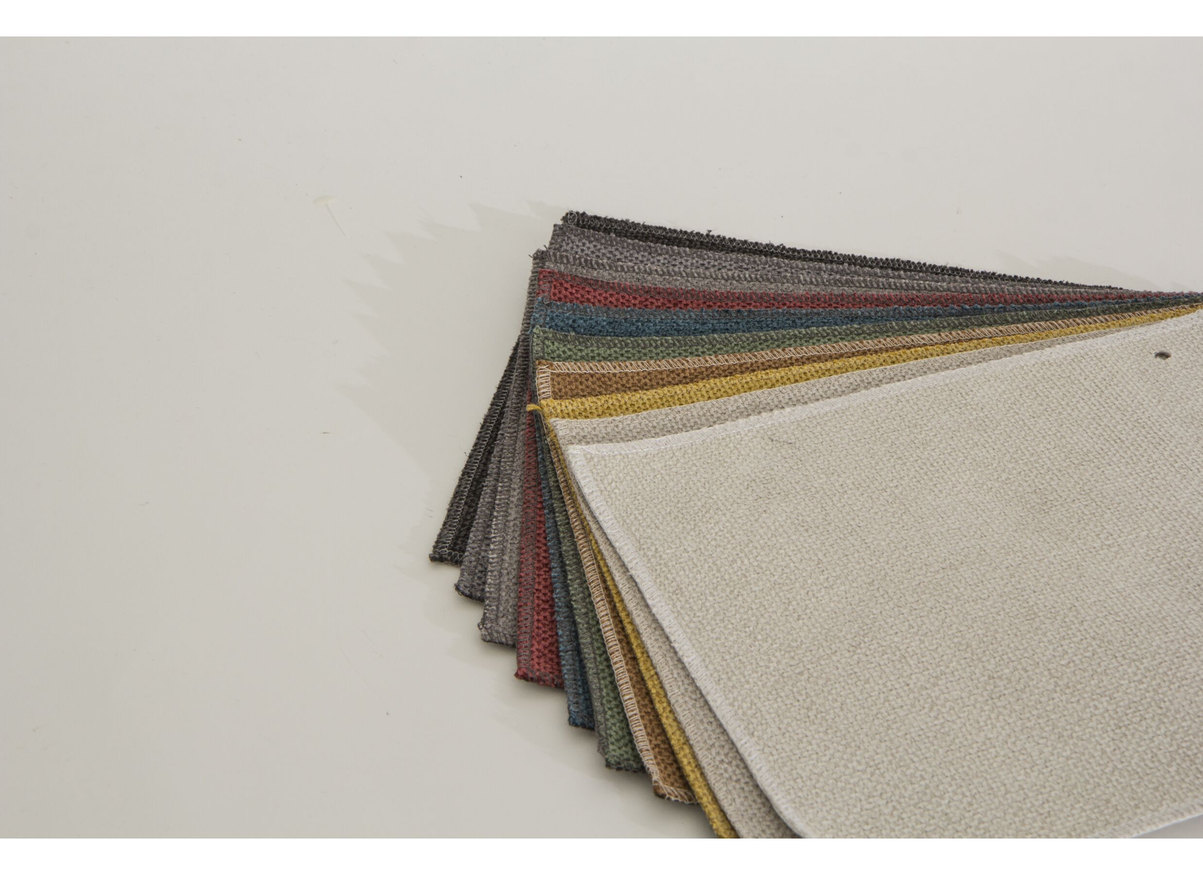 Canapé d'angle Enjoy 308x165cm - tissu - beige