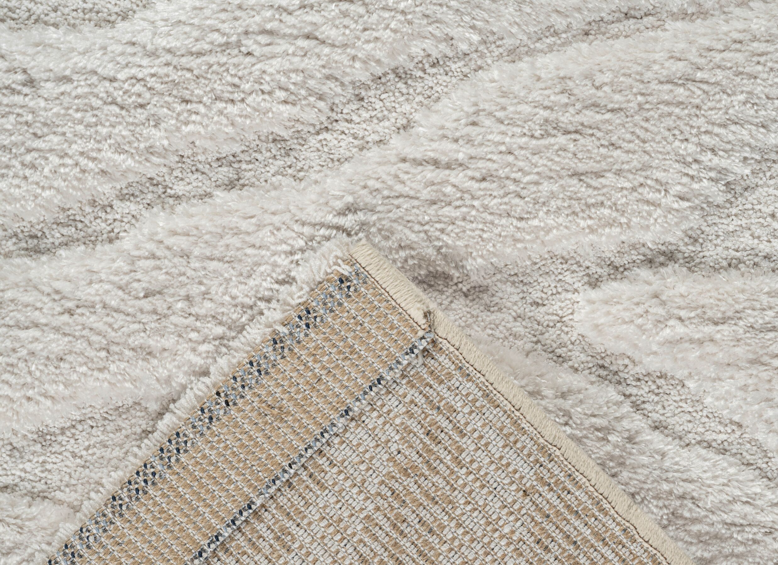 Detail - Tapis Madagaskar 160x230cm - fibre de polyester - beige