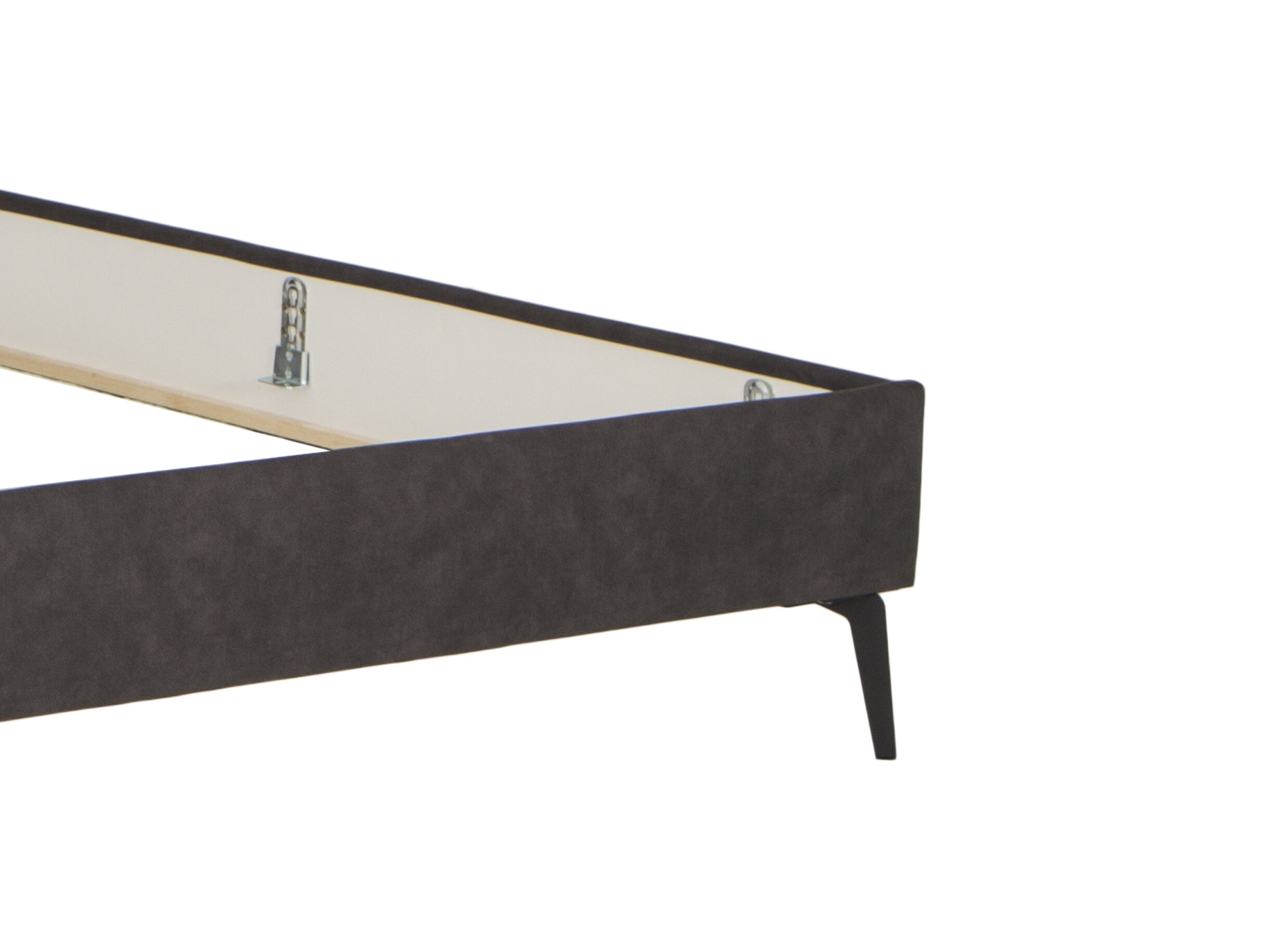 Bed Skagen 180x200cm gestoffeerd stof grijs python antraciet
