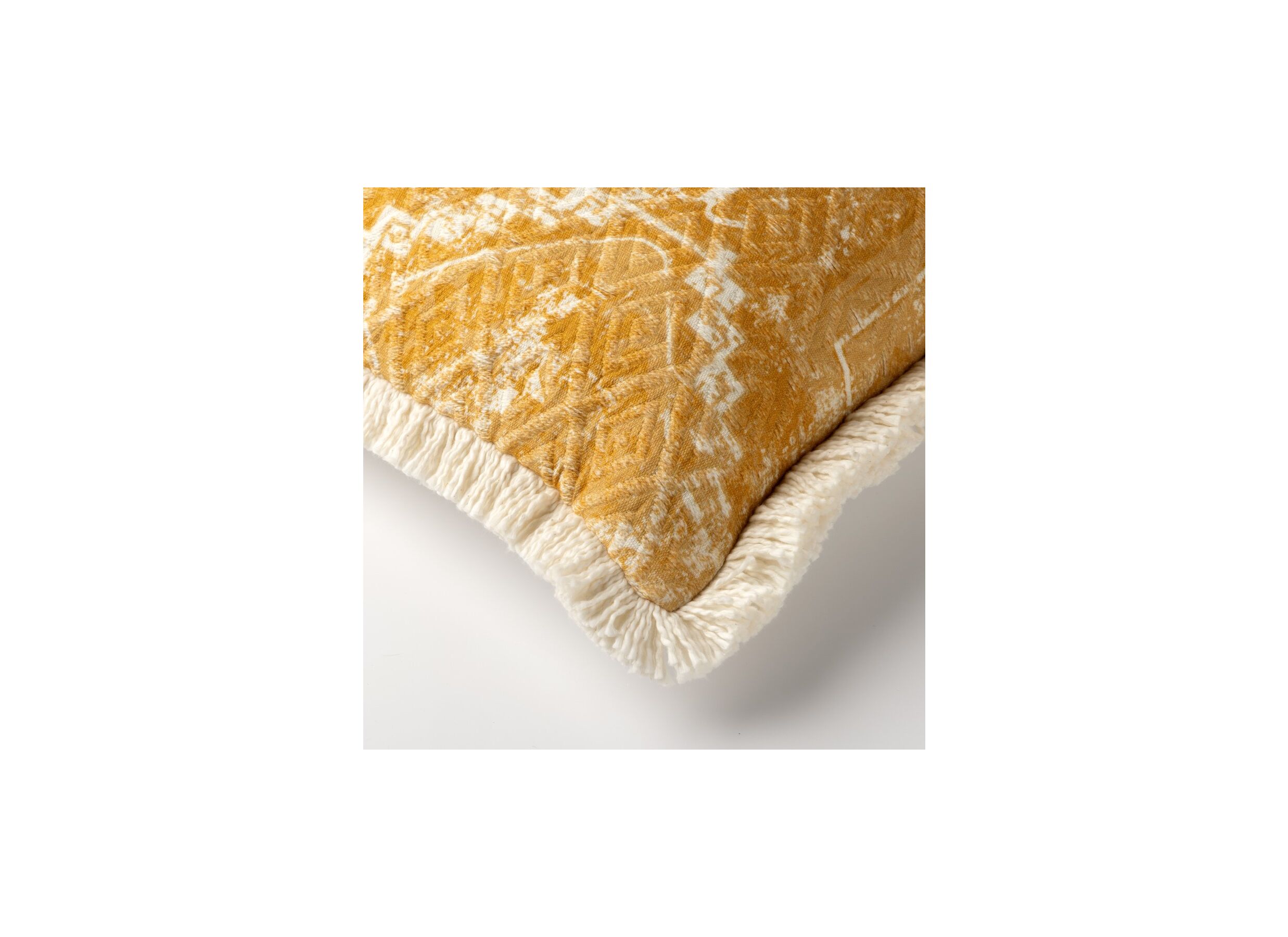 Detail - Coussin Synne 45x45cm - coton - rattan