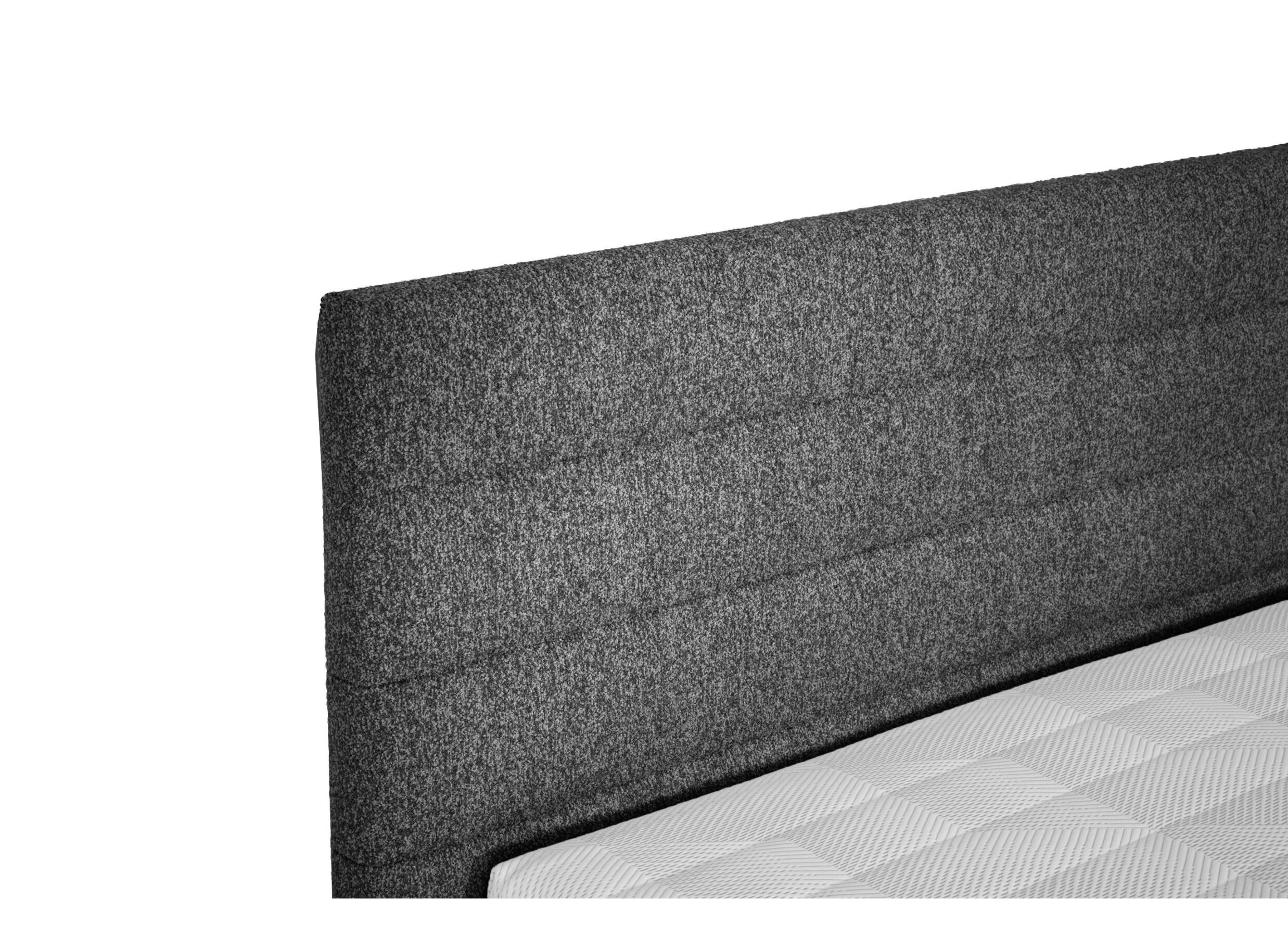 Detailfoto - Bedbox Butterfly 180x200cm - stof - donkergrijs met opbergruimte