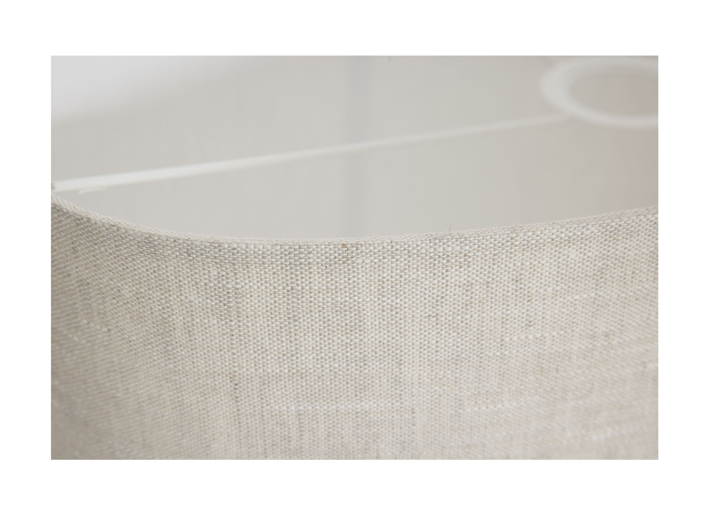 Detailfoto - Lampenkap Ø35cm - stof - beige