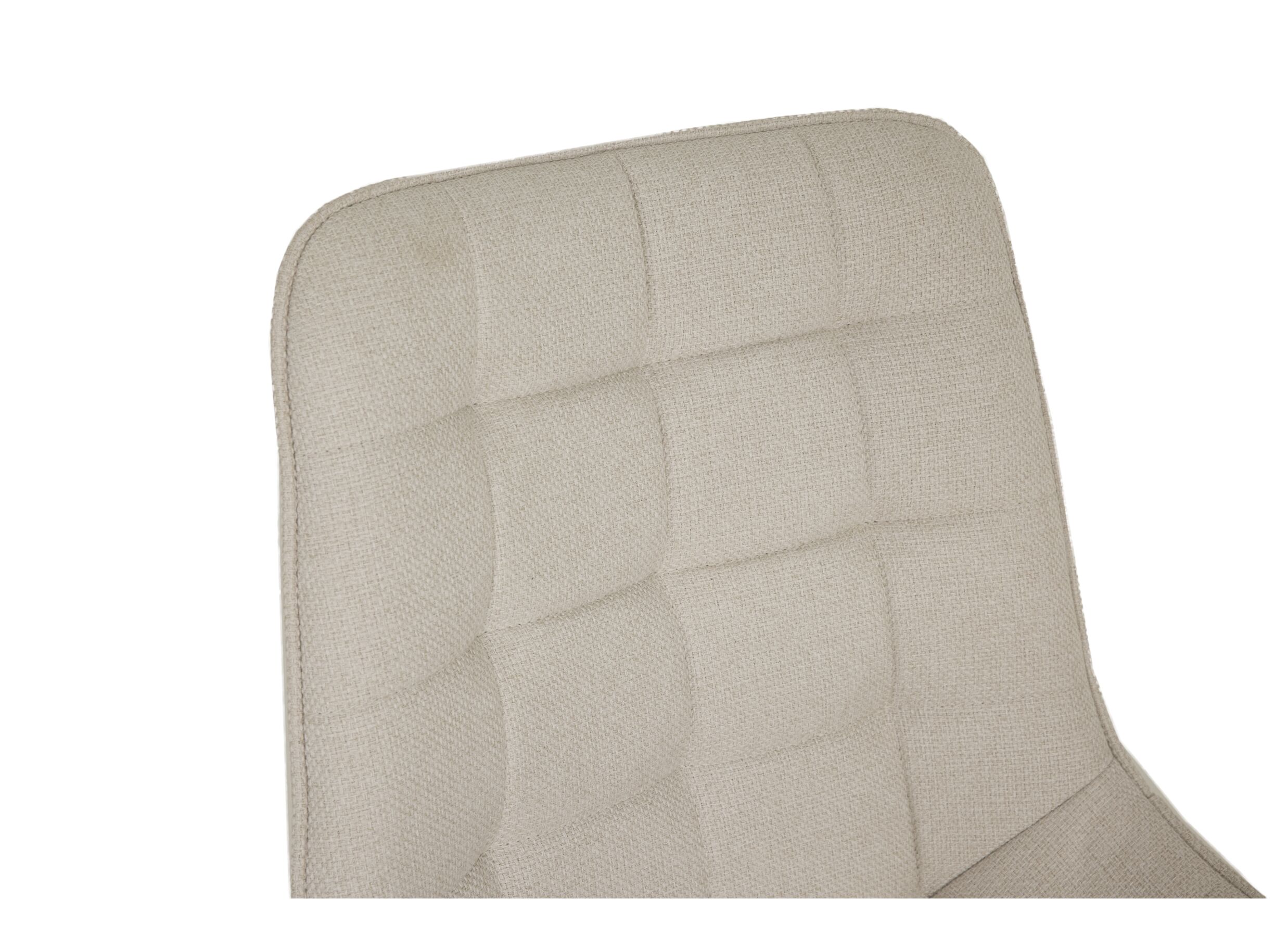 Detailfoto - Stoel Gunner 52x60,5x85cm - polyestervezel - beige