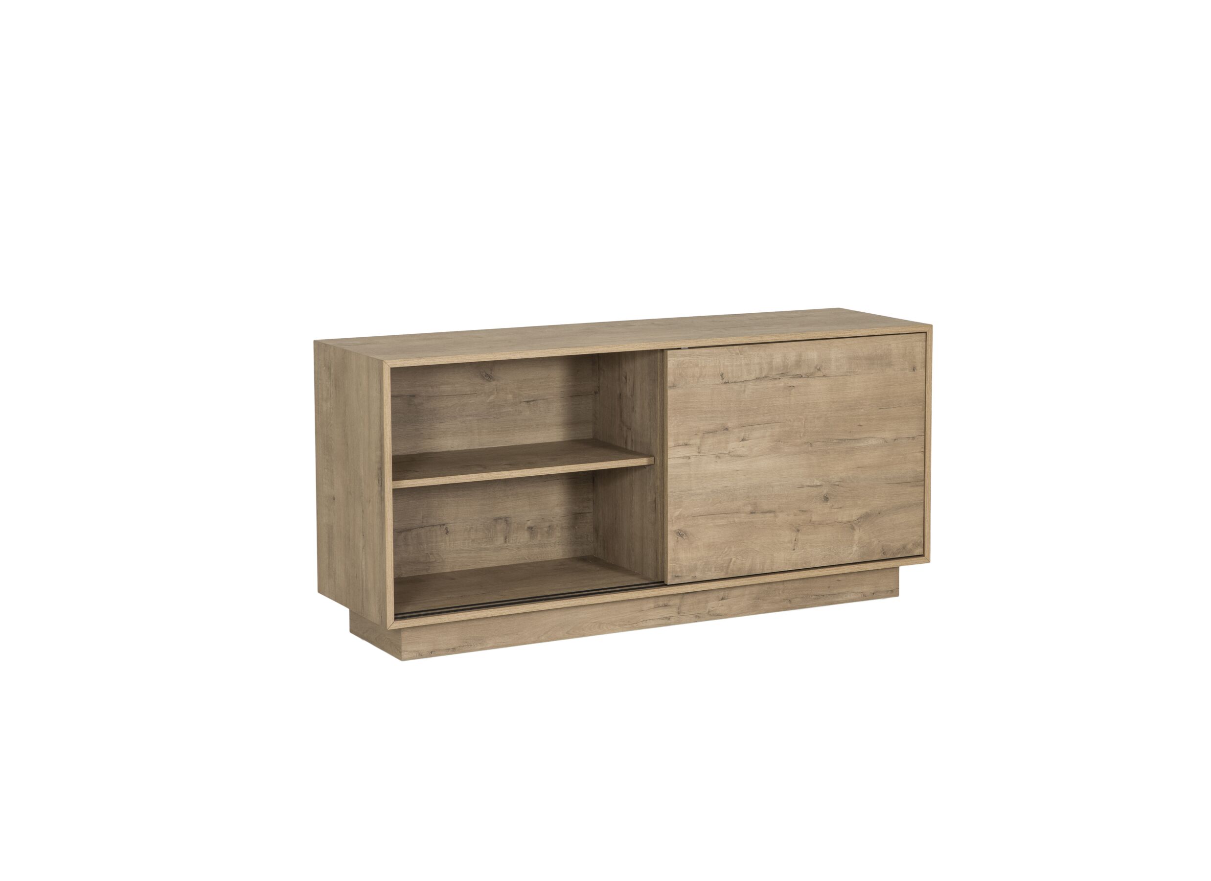 Disposition - Buffet Gates 160cm - décor chêne - naturel