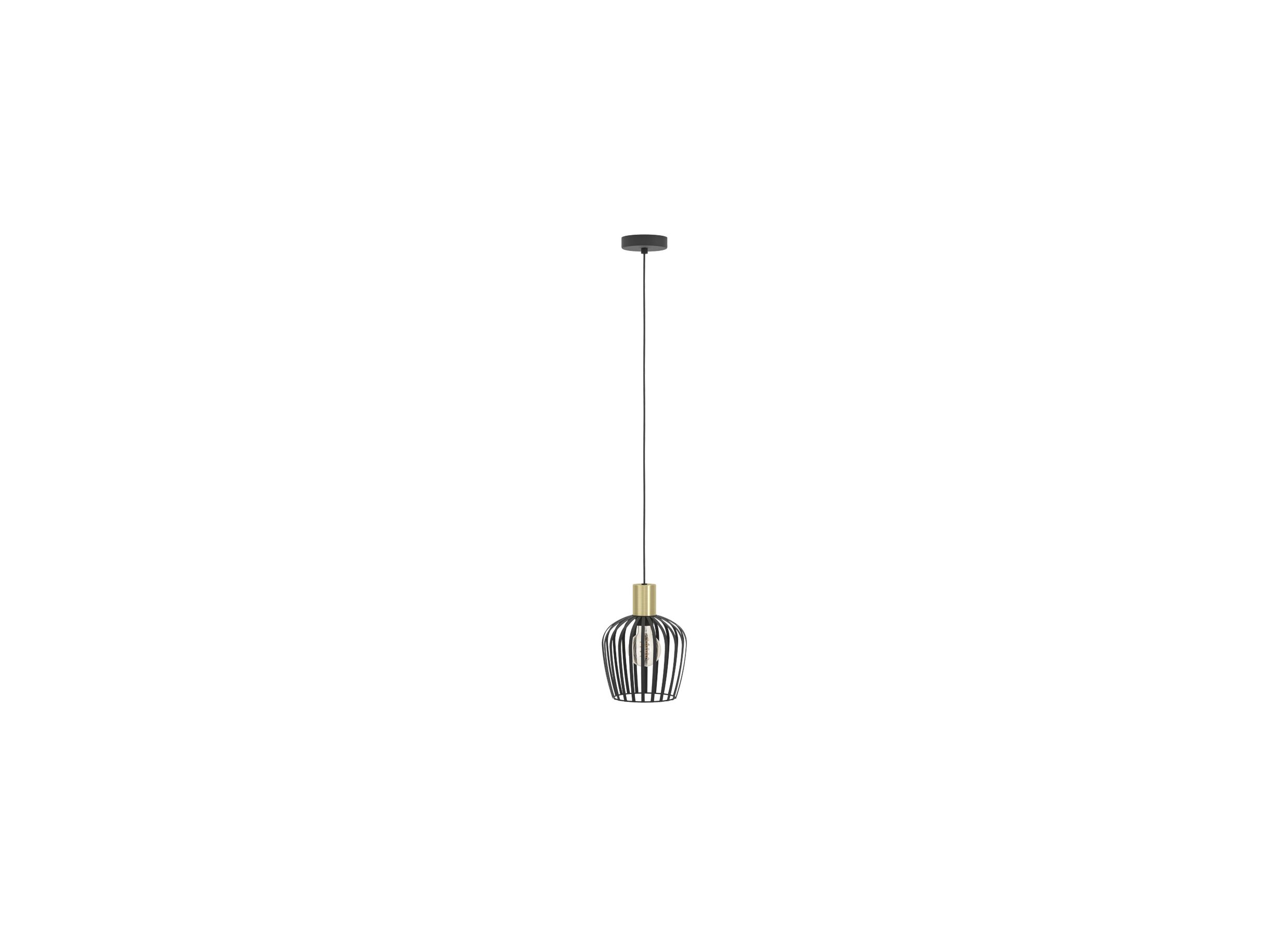 Aperçu - Suspension Empoli Ø20cm 40W E27 acier noir