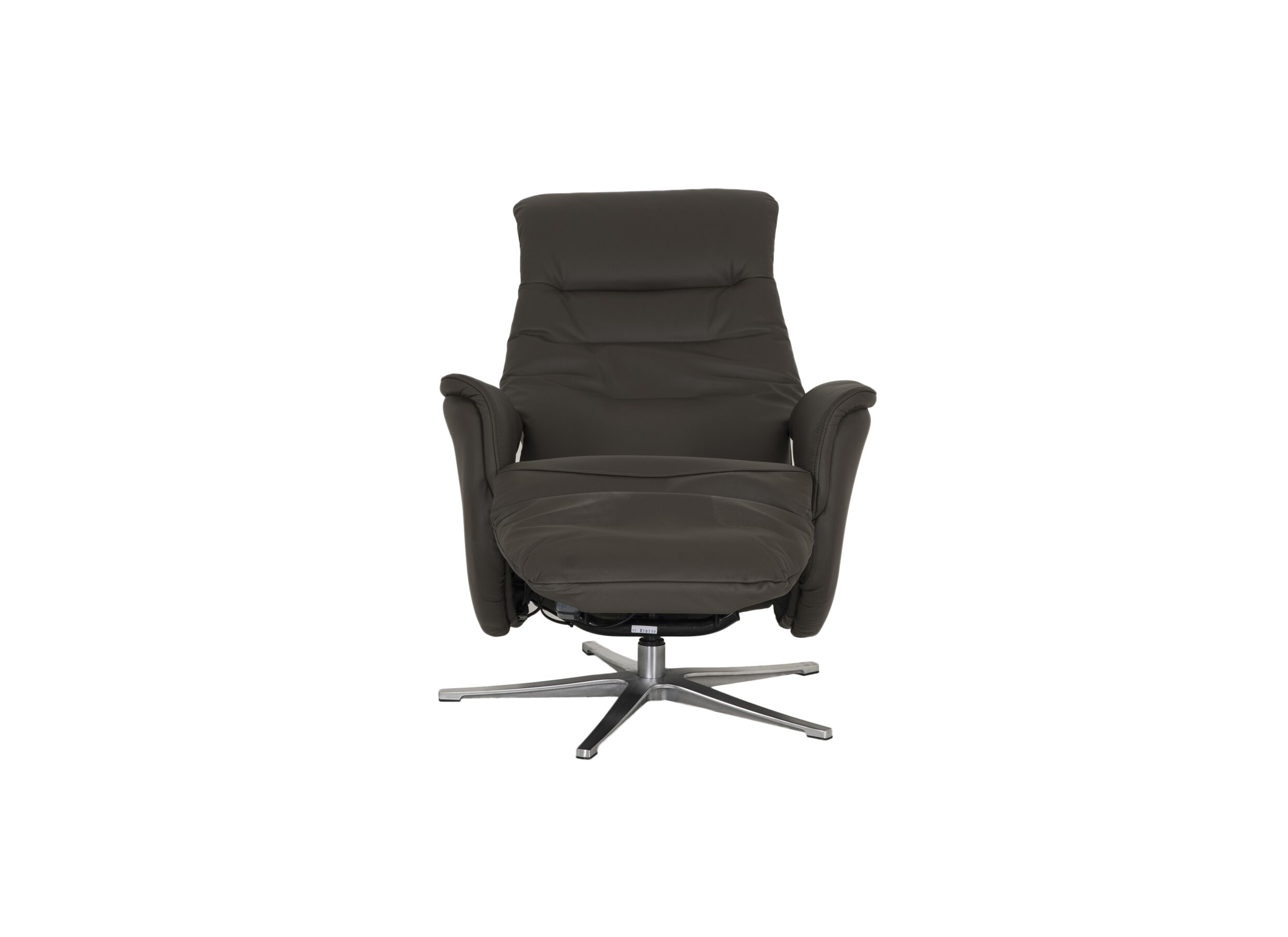 Overzichtsfoto - Relaxzetel Adamello elekrisch leder en lederlook bruin