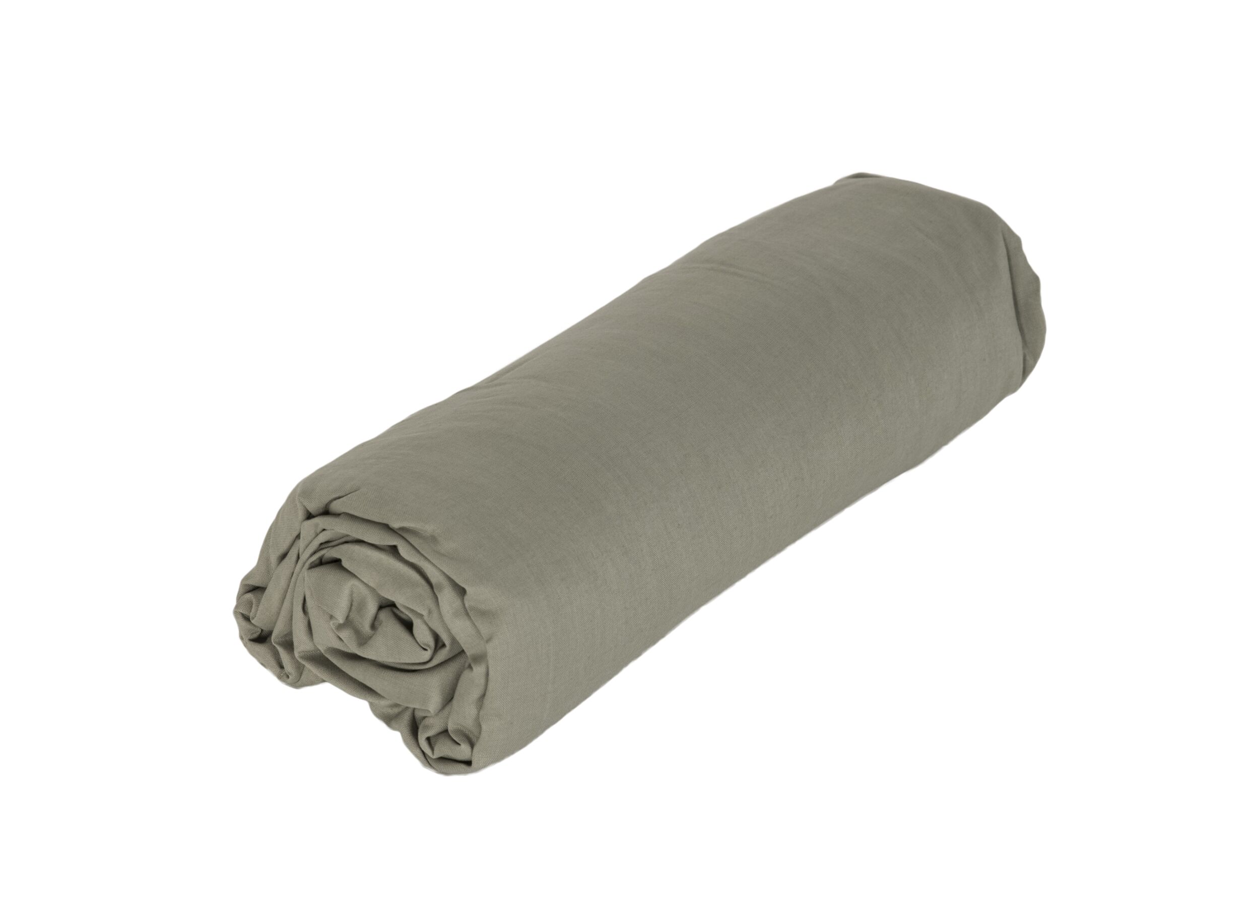 Aperçu - Drap-housse Arya 180x200cm - coton - olive