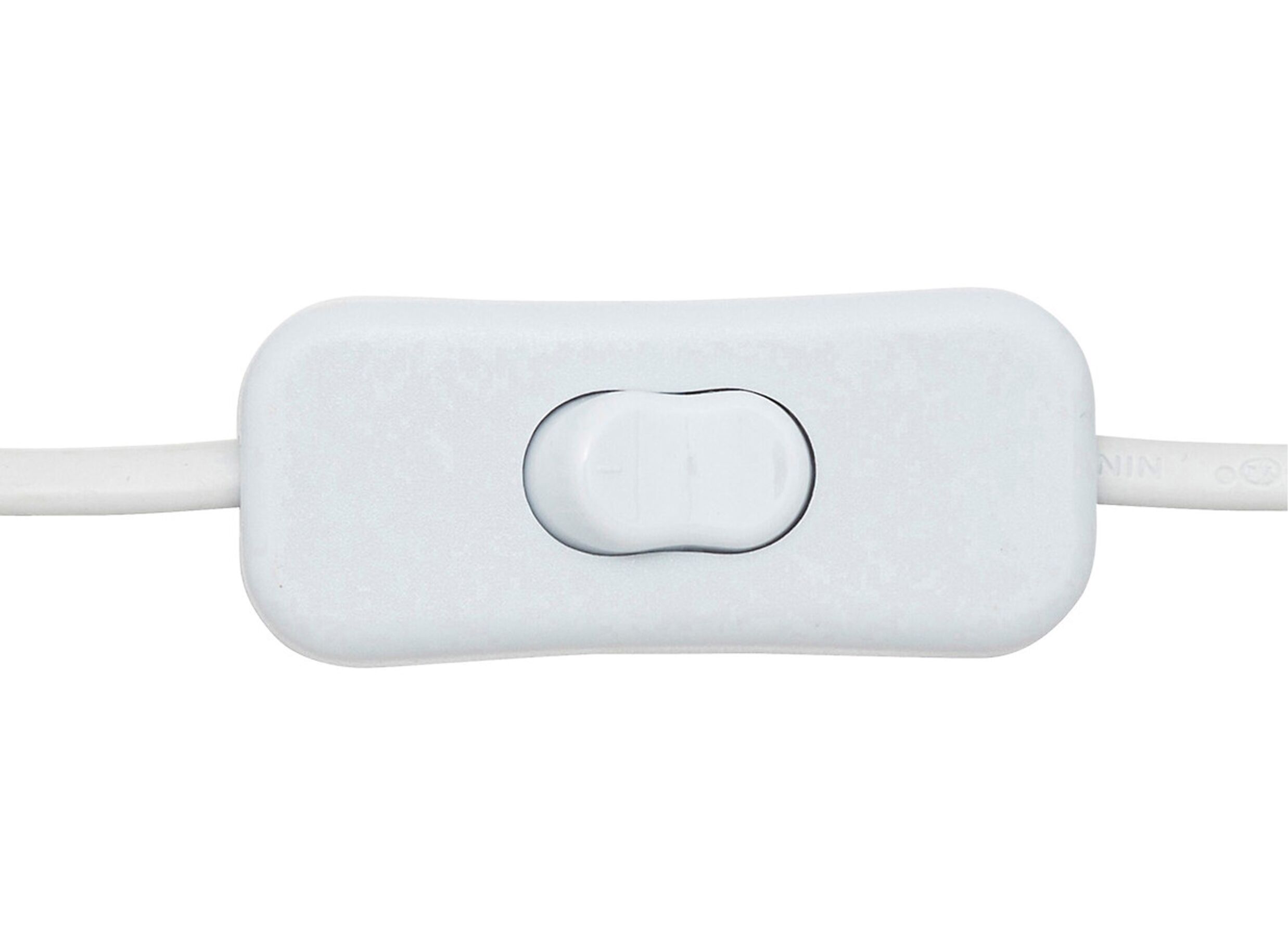 Detailfoto - Tafellamp Kids Toxey Ø15xH23cm - bouclé - wit