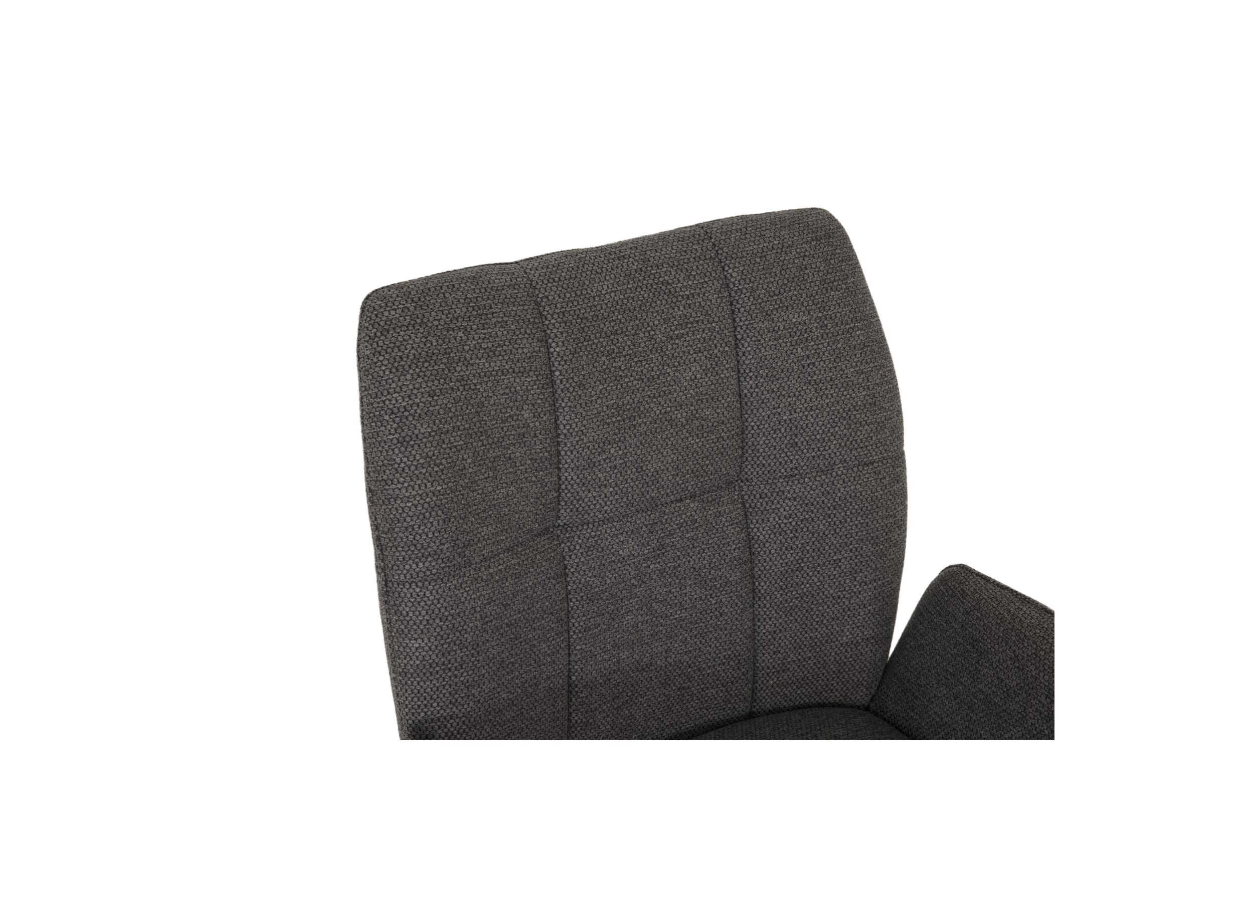 Draaistoel Getty 57x61x89cm - stof - grijs