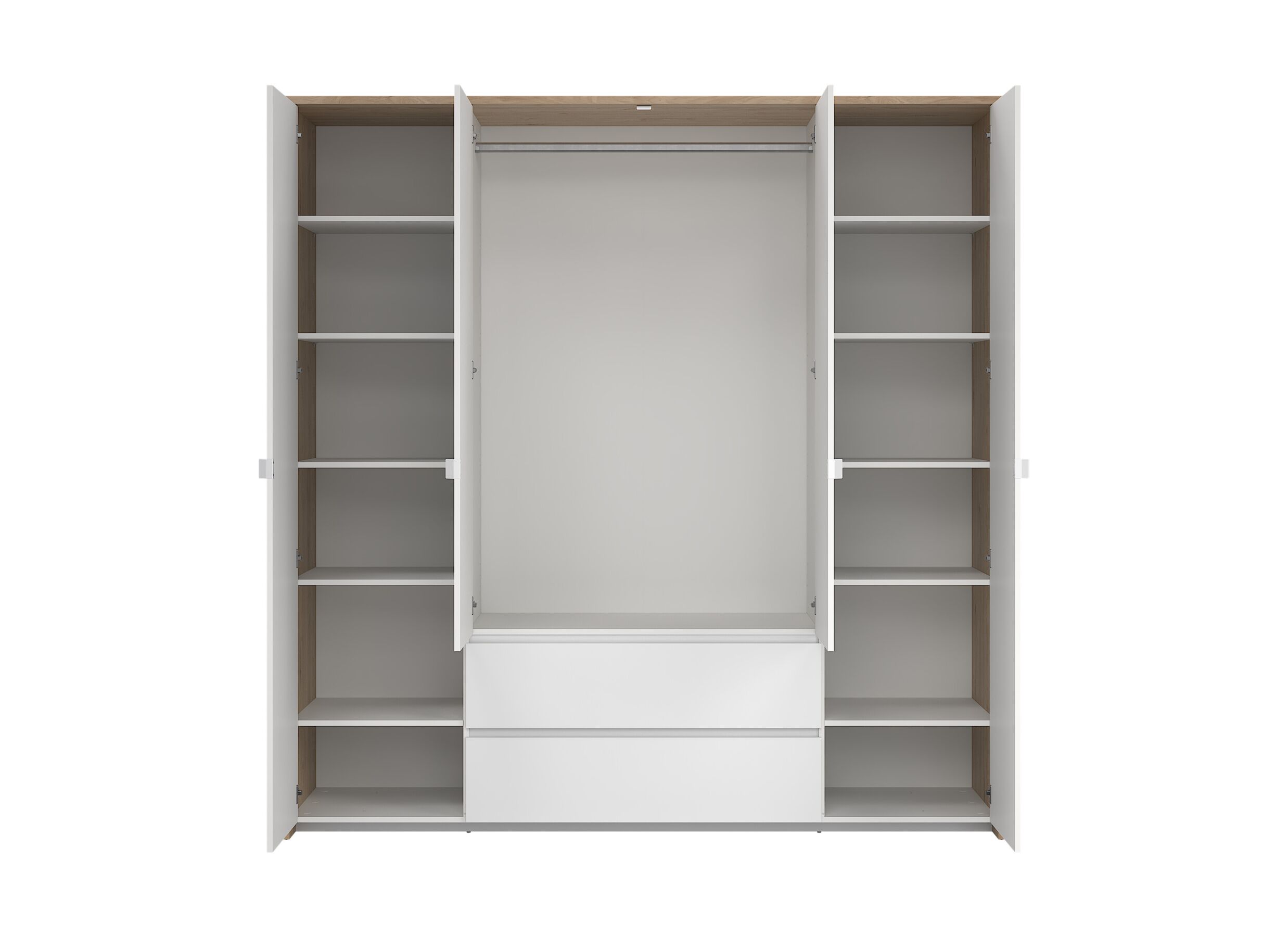 Disposition - Garde-robe Next 197x58x202cm - décor - blanc & jackson hickory