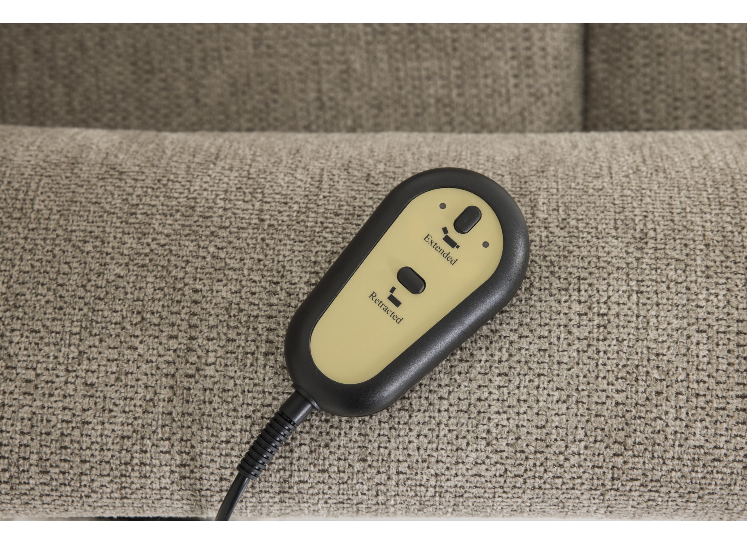 Relaxzetel Cosima elektrisch stof beige