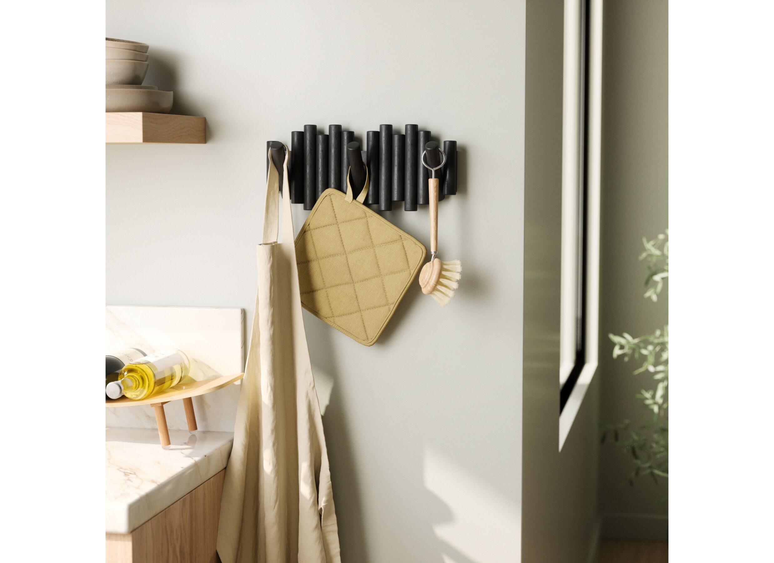 Foto ambiance - Portemanteau mural Picket Rail 38,3cm