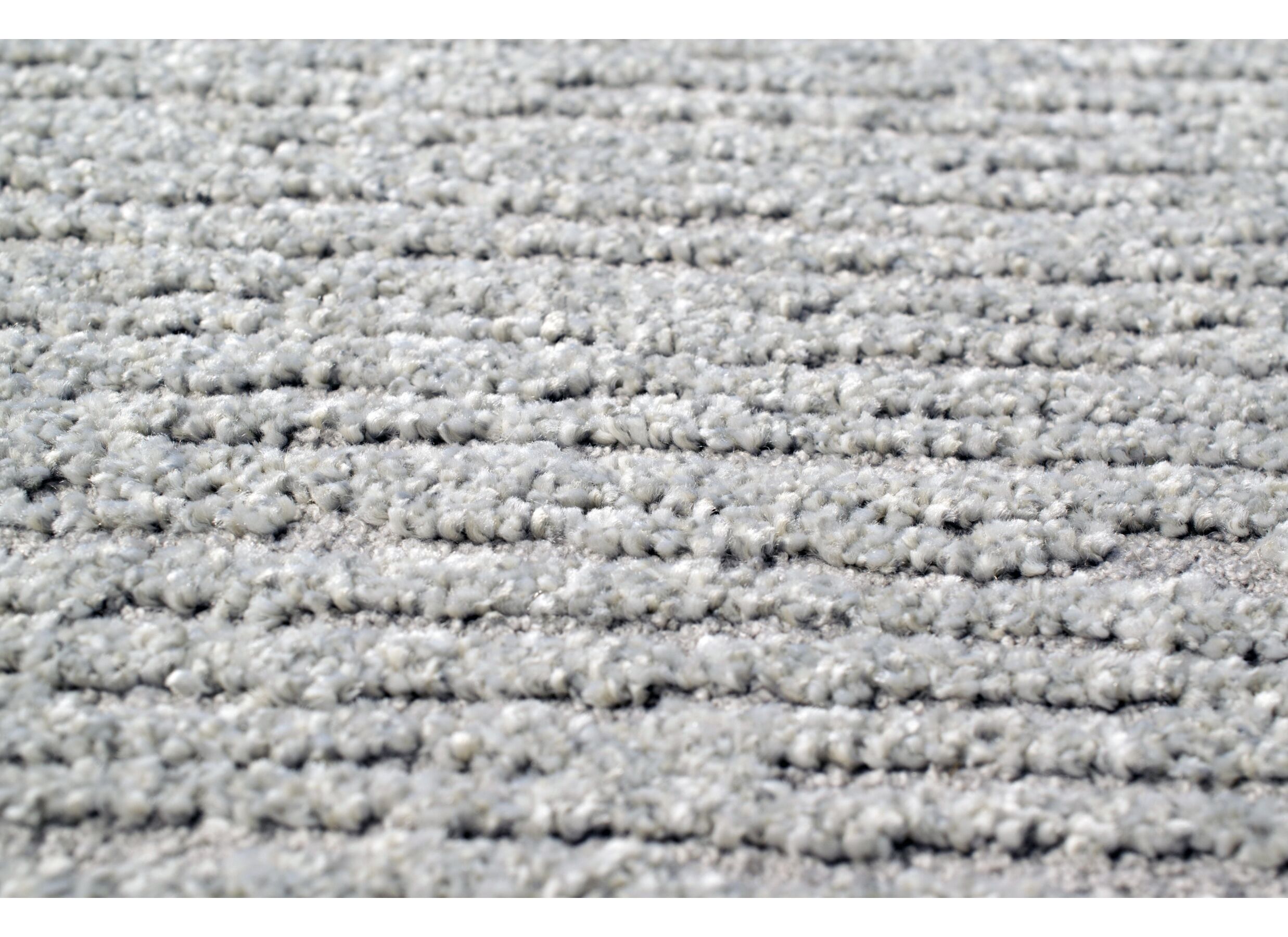 Detailfoto - Tapijt Trevos 80x150cm laagpolig grijs