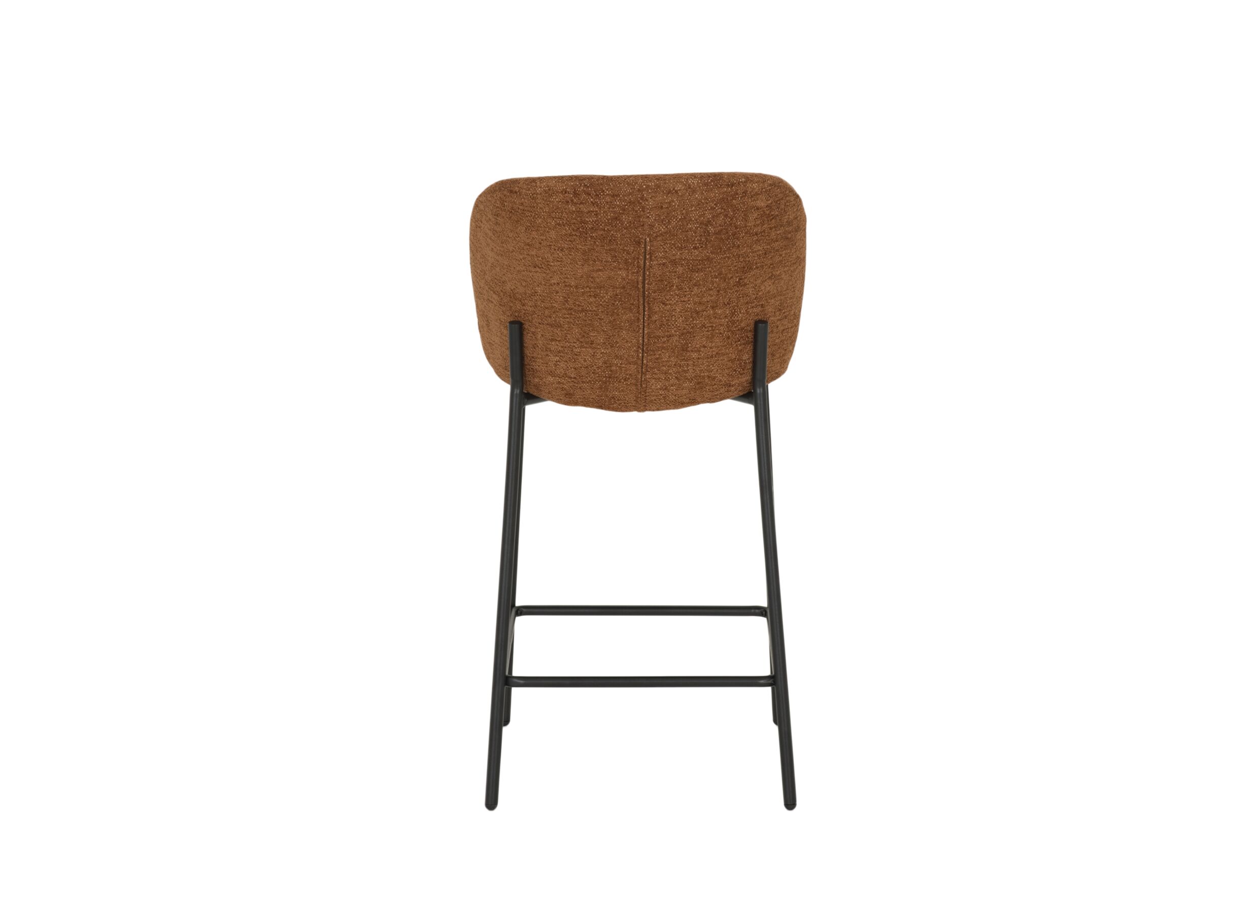 Barstoel Shell ZH65cm - stof - roest