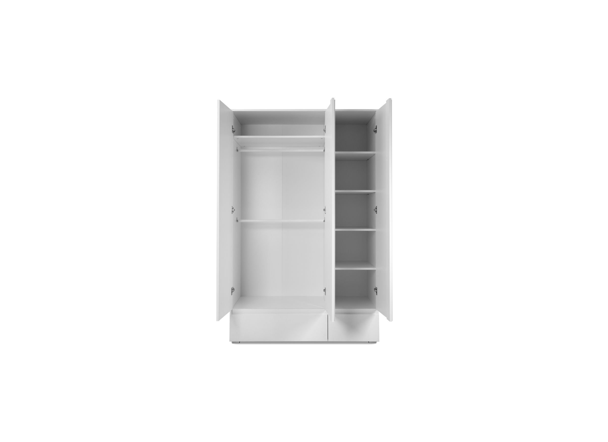 Kleerkast Image 121,6cm - decor - wit