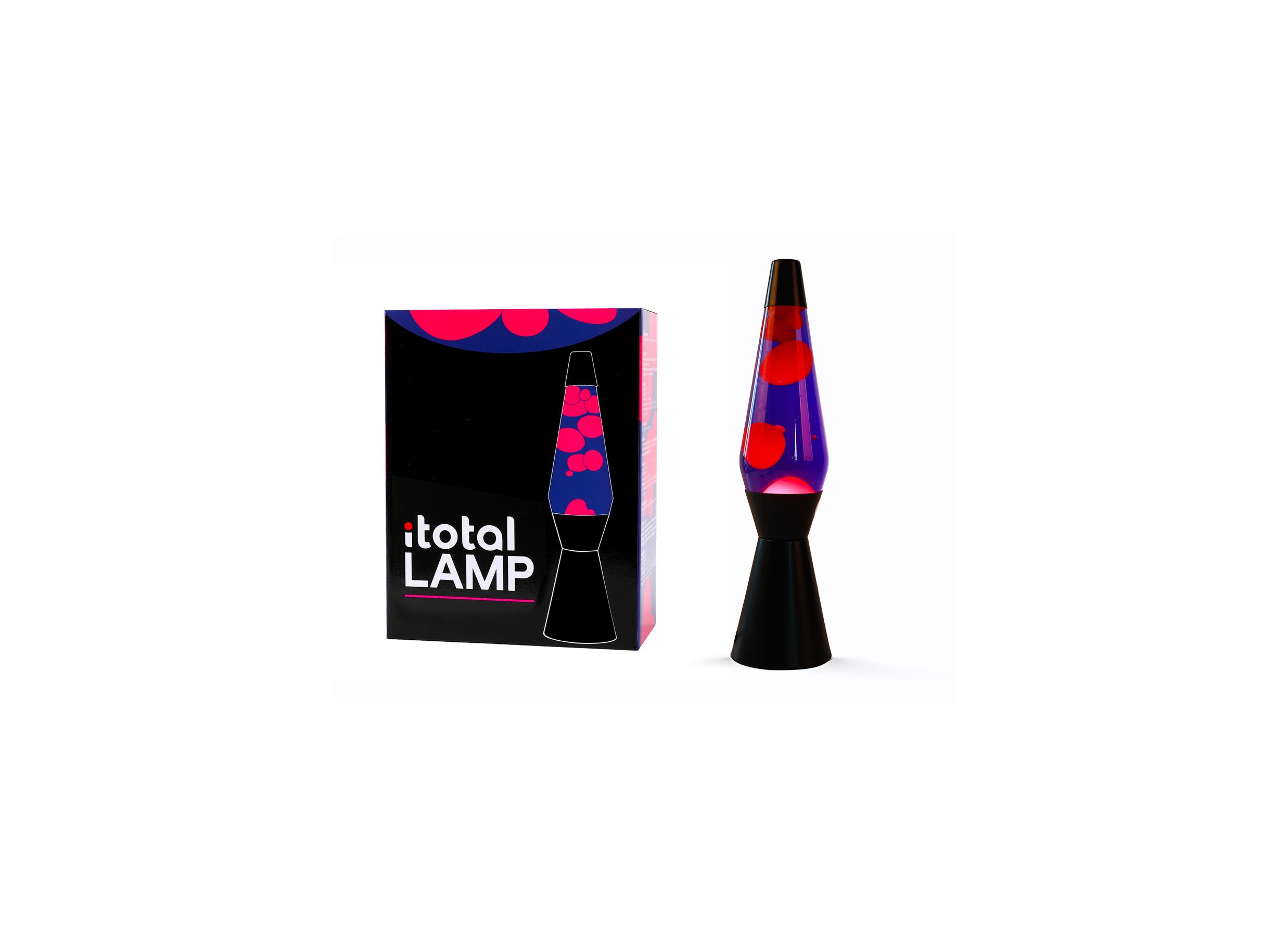 Lampe à lave Purple Pink Max E14 H40cm - Lampe à lave Purple Pink Wax E14 H40cm