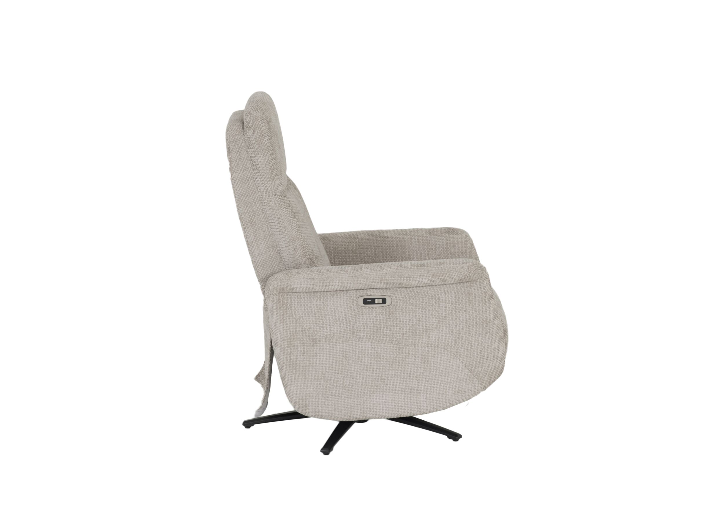 Aperçu - Fauteuil relax Wonder électrique - tissu - marron