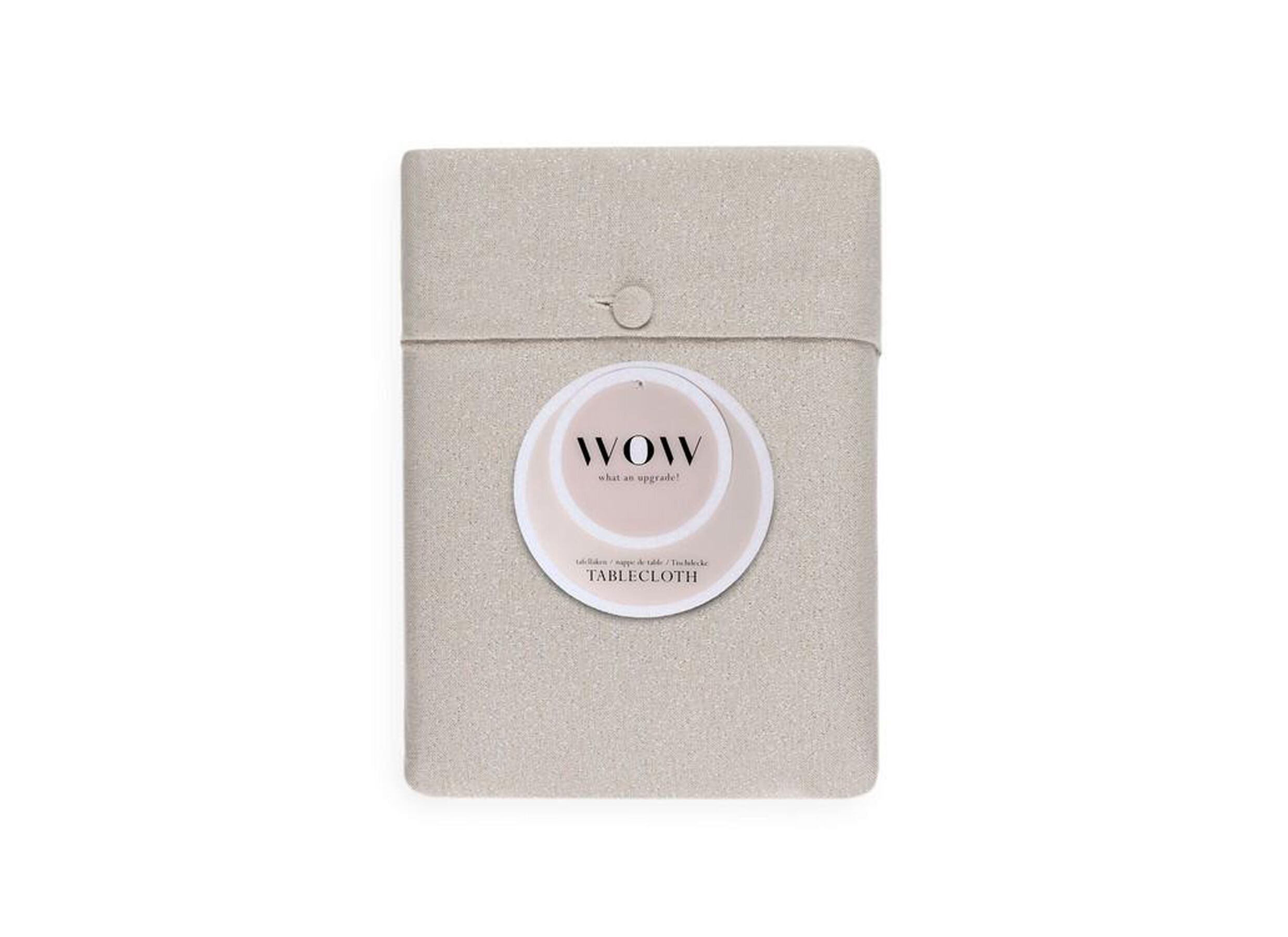 Plus Important - Nappe Wow 150x300cm - coton & lin - glow greige