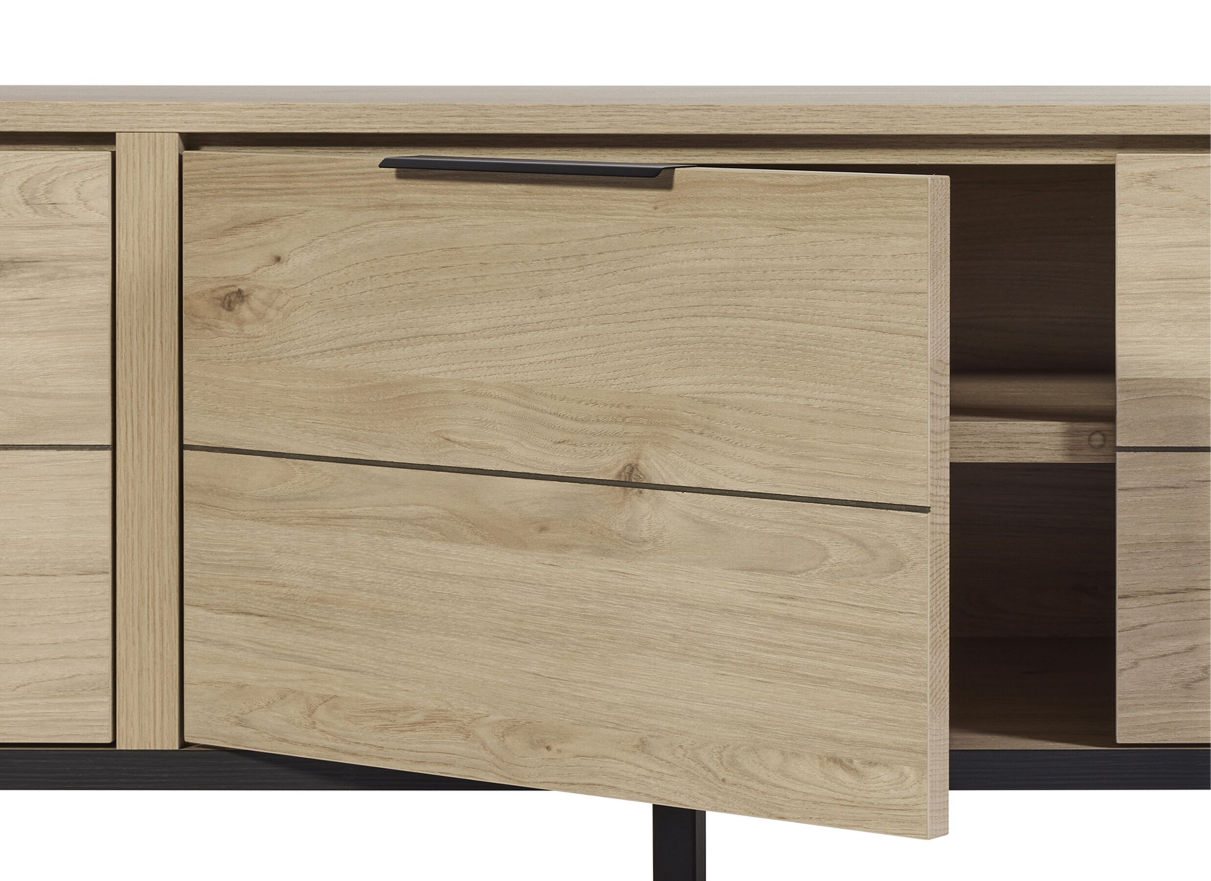 Detailfoto - Tv-meubel Toby 175cm - decor - castella oak