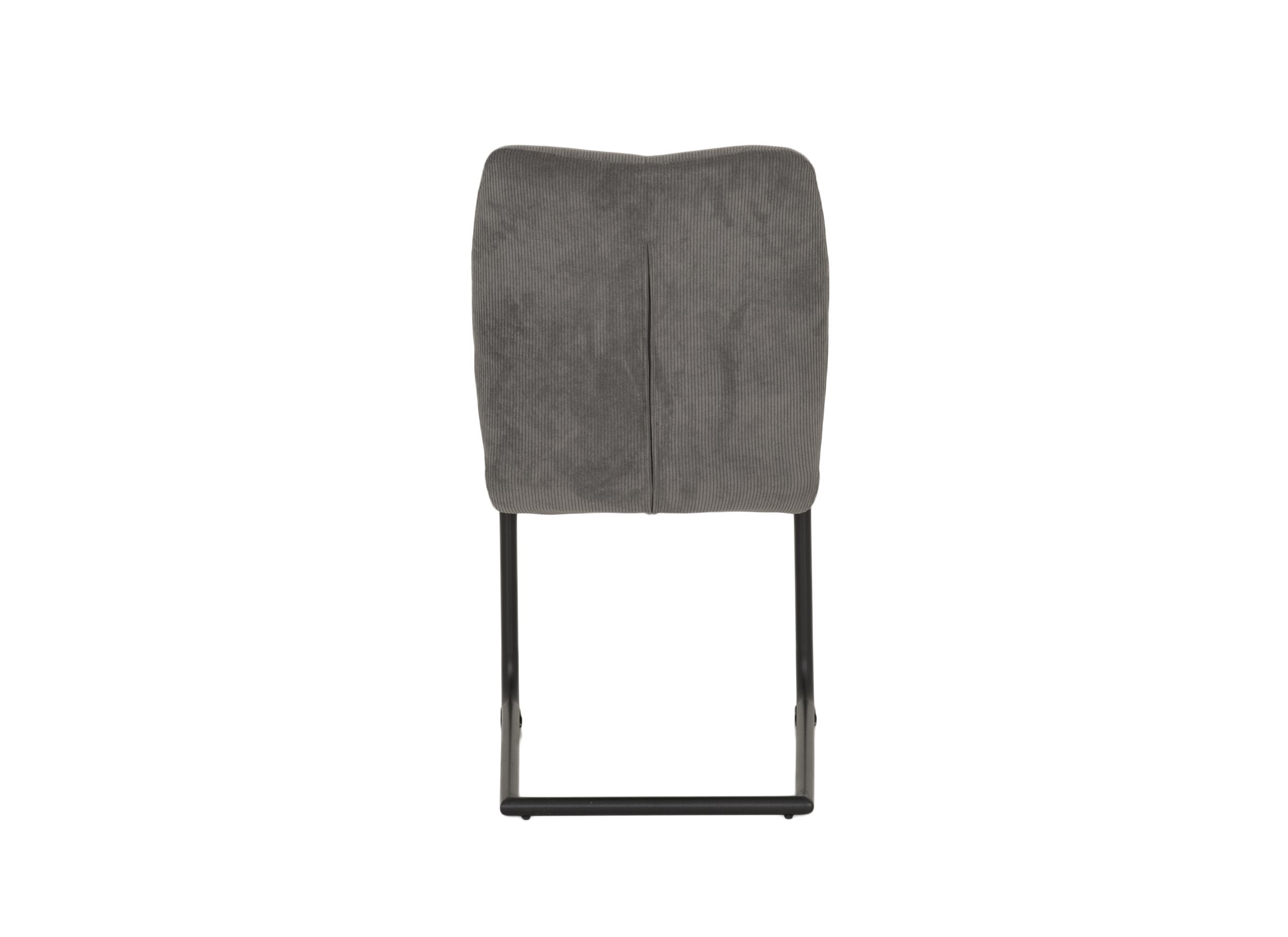 Aperçu - Chaise Golding 45,5x61x91cm - velours - gris