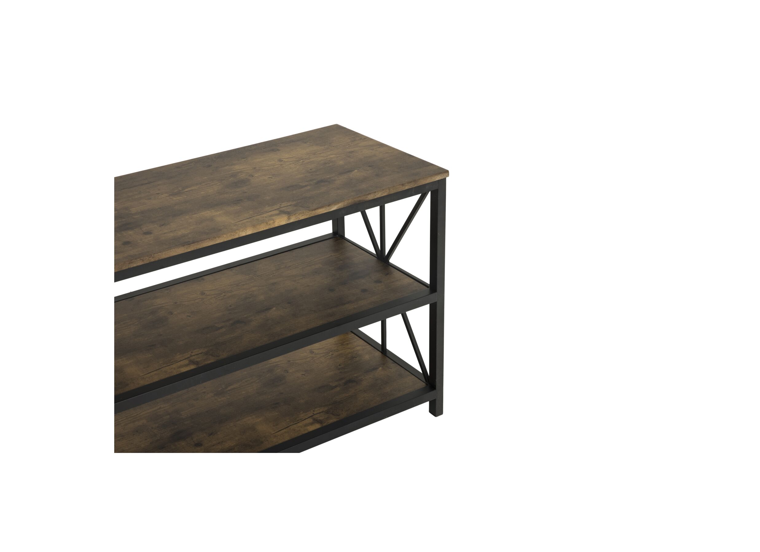 Detailfoto - Tv-meubel Jackson 152cm - MDF - walnoot