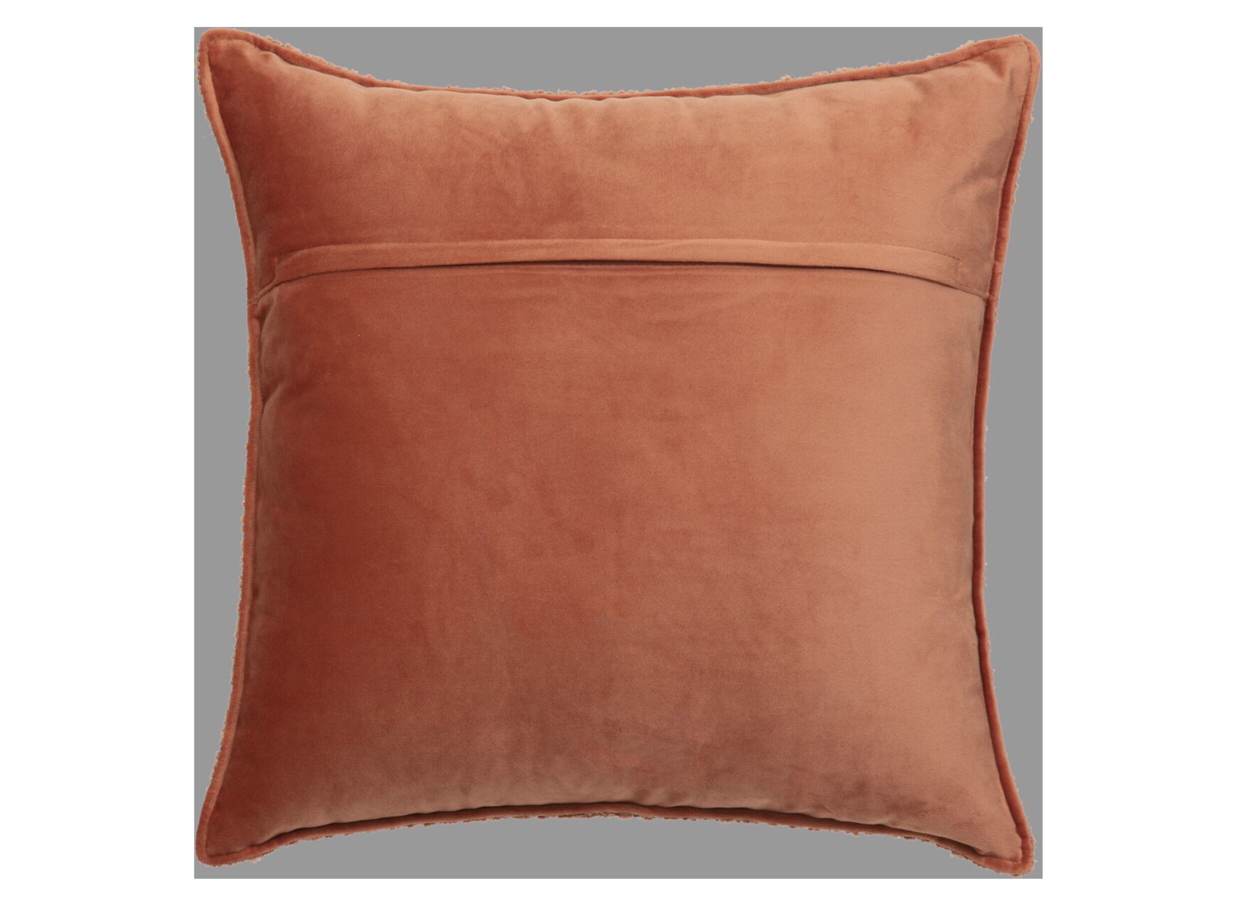 Overzichtsfoto - Kussen Soana 45x45cm - bouclé - terracotta