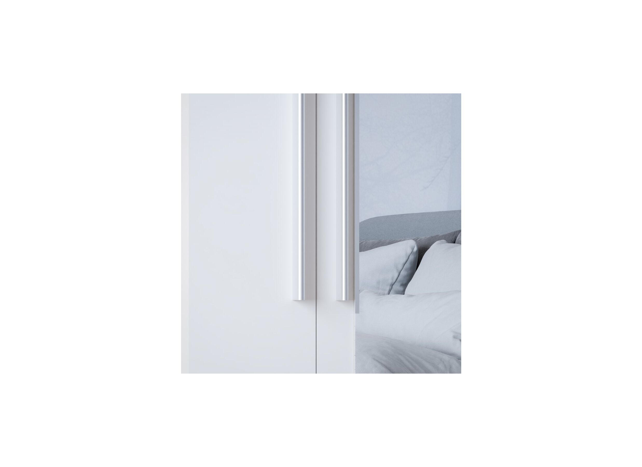 Detail - Garde-robe Helen 181cm - décor - blanc