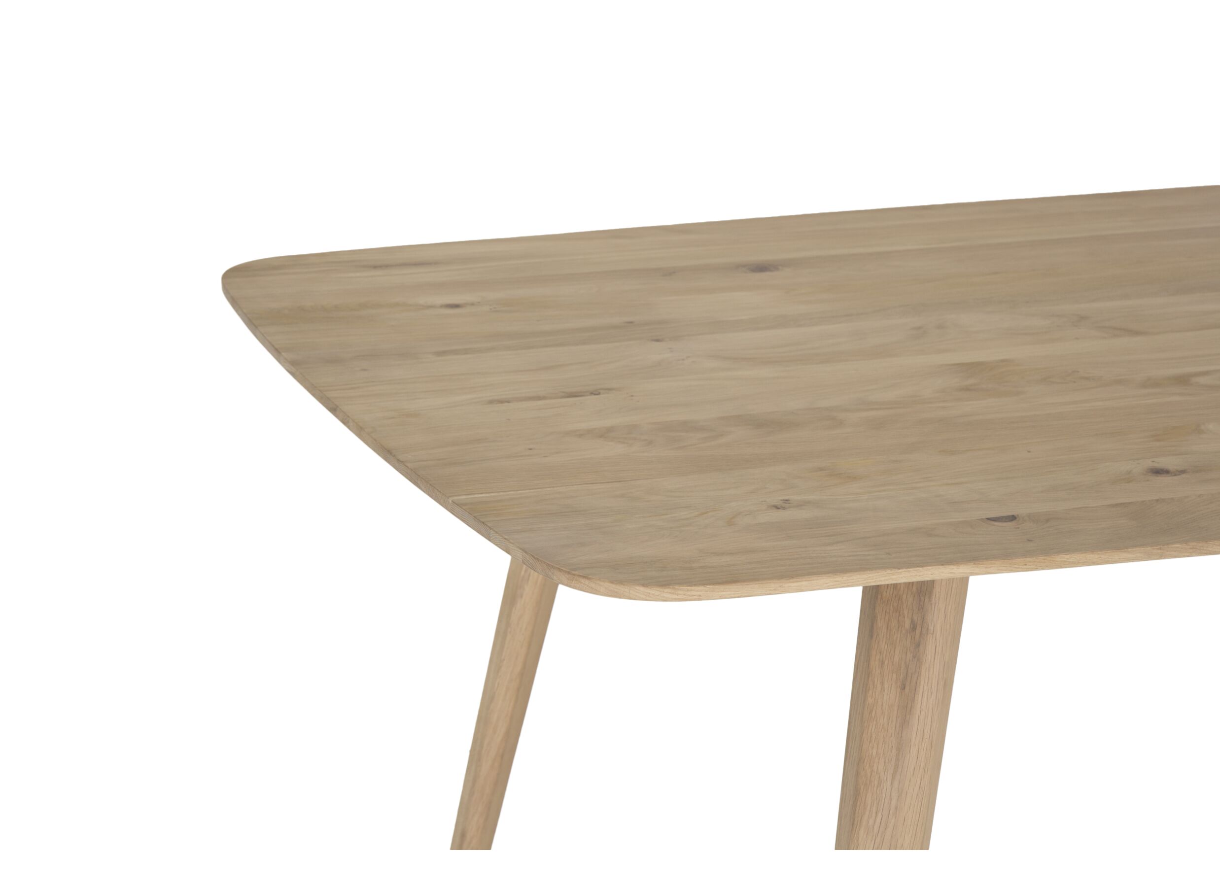 Table Rosetta 220x100cm - chêne massif - naturel