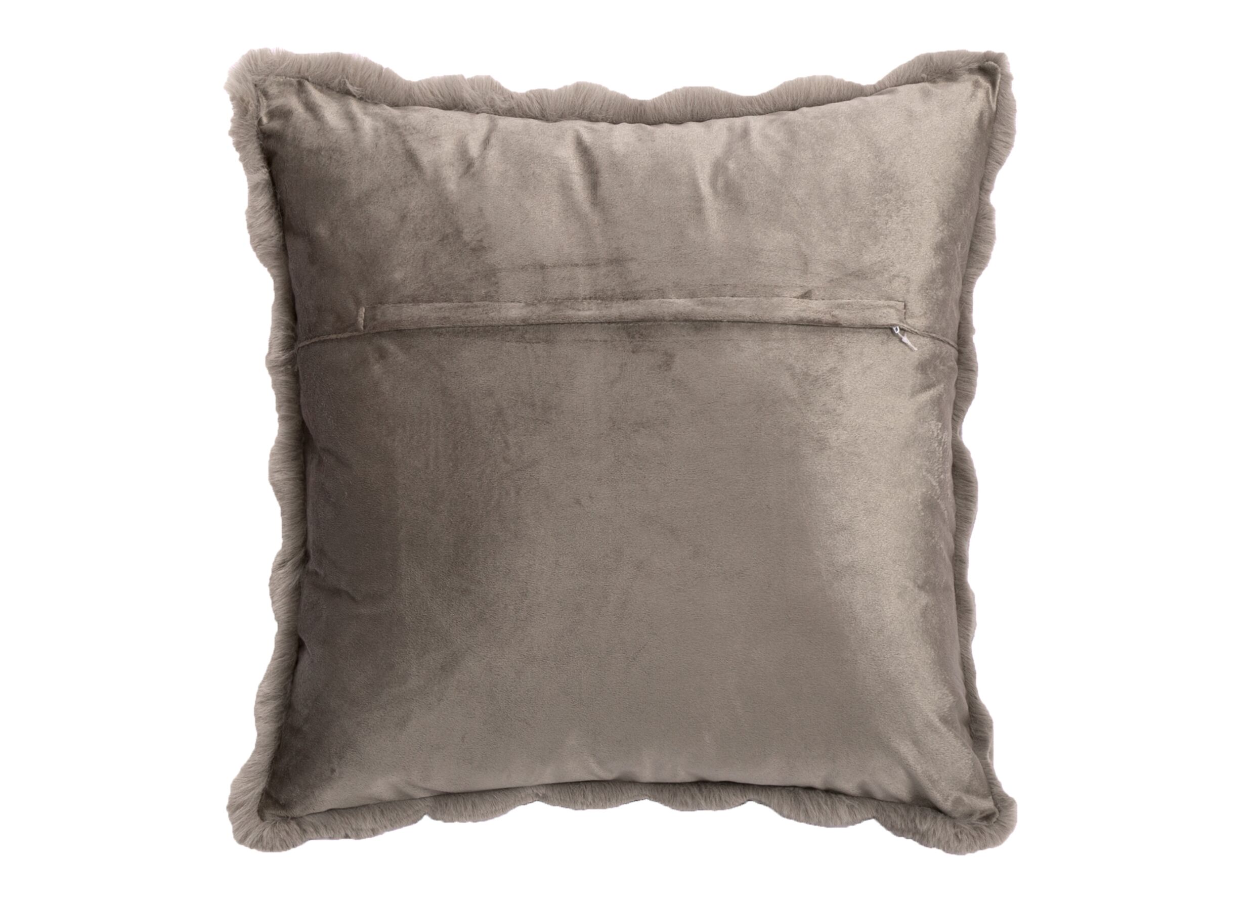 Overzichtsfoto - Kussen Dreamy 60x60cm - faux fur - bruin