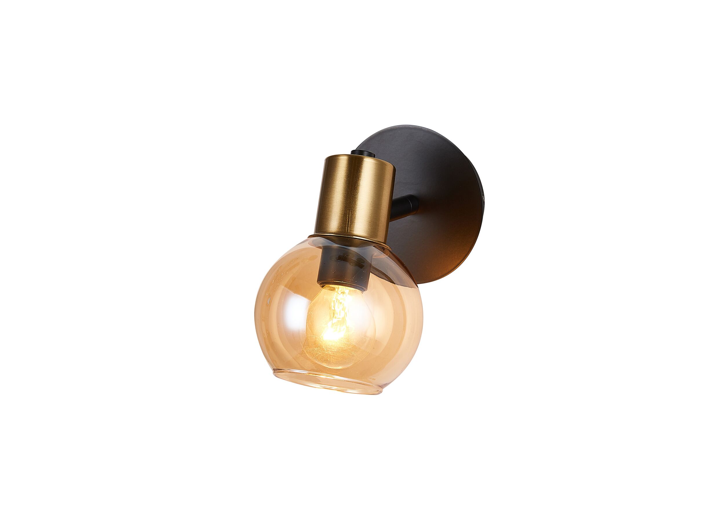 Wandlamp brons 1x40W E14