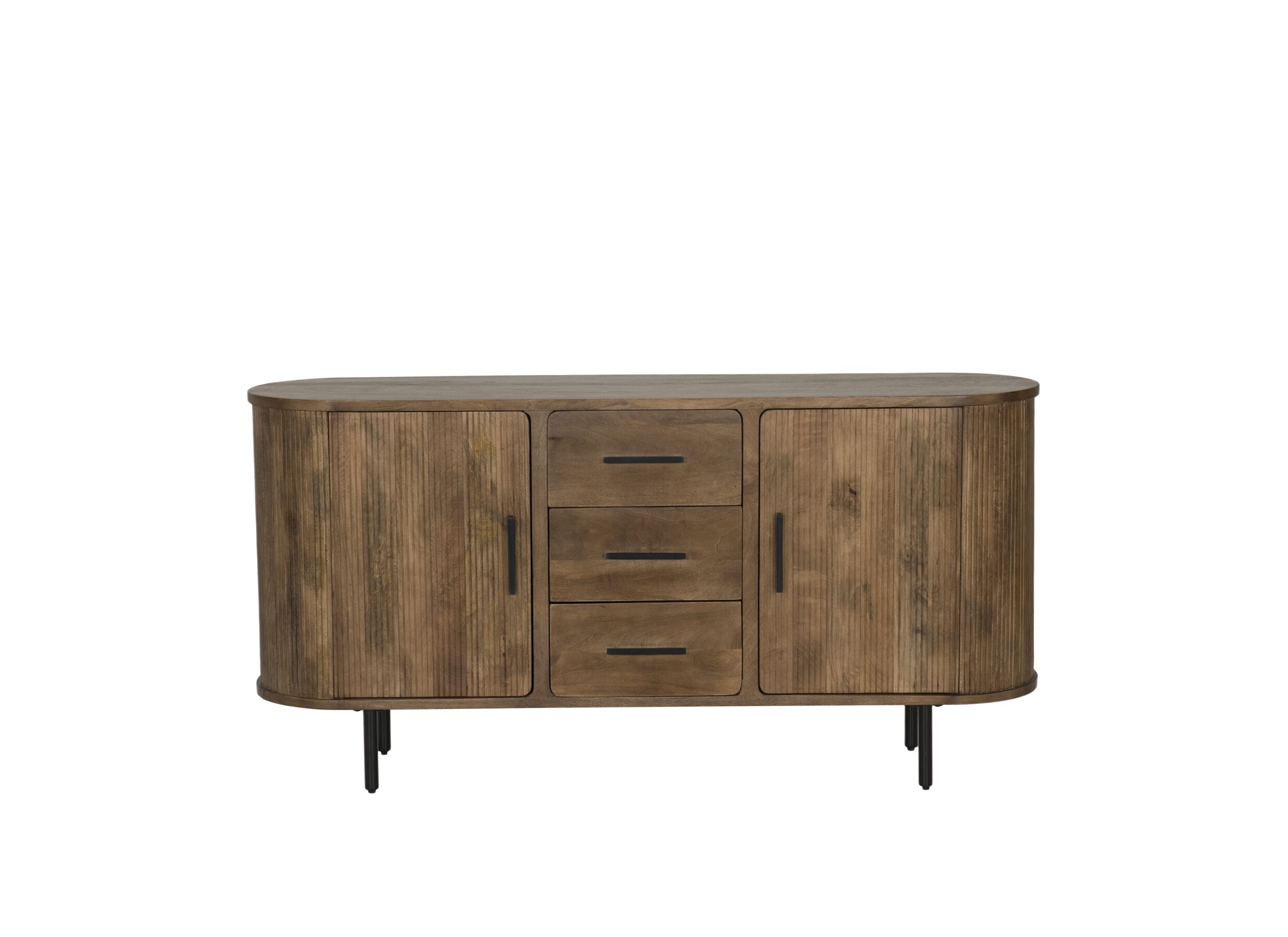 Overzichtsfoto - Dressoir Zeppelin 180cm - mango massief - walnoot