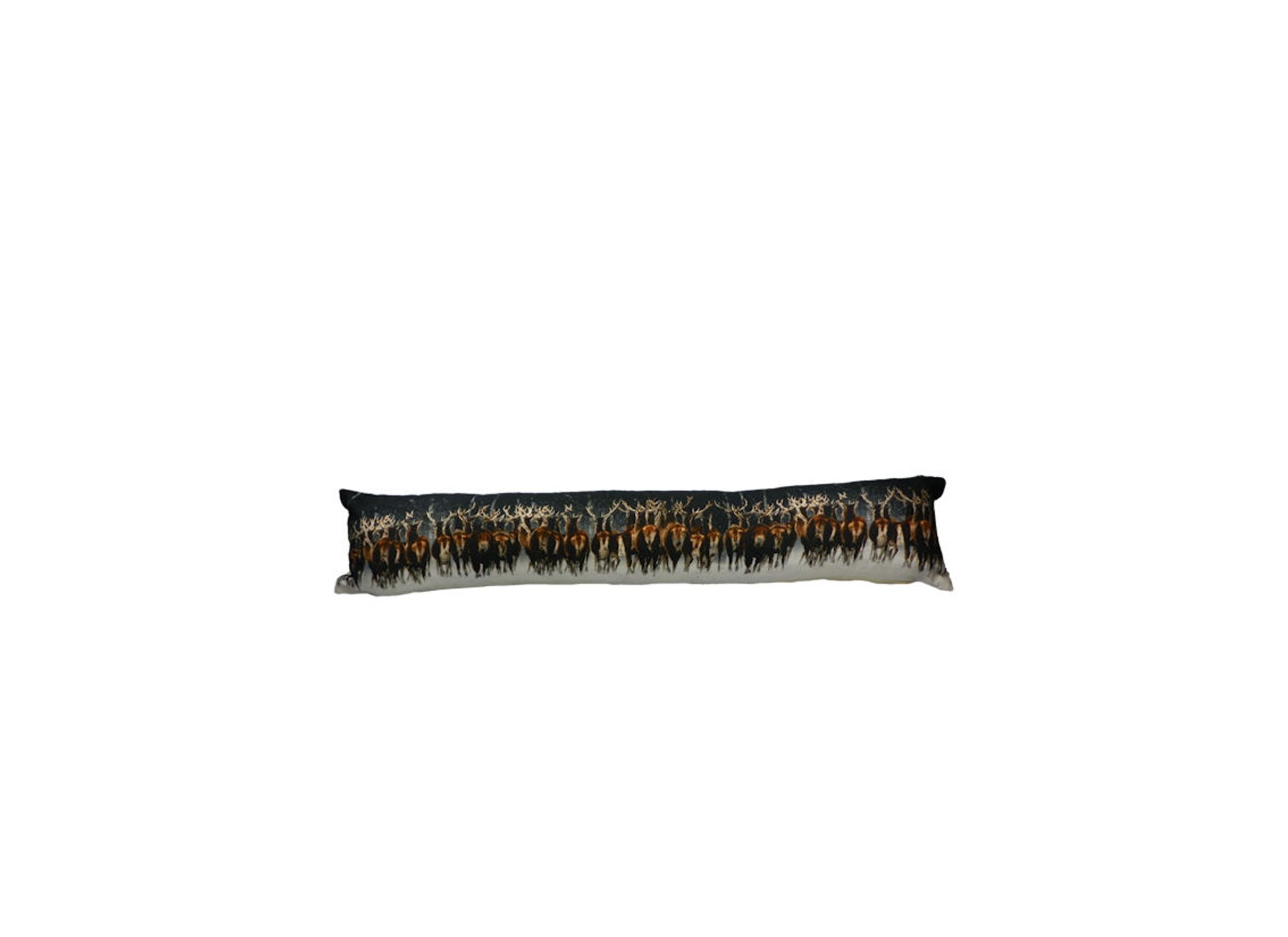 Tochtrol Hert Rennend 90cm - polyester - zwart - Boudin de porte Cerf Courant 90cm - polyester - noir