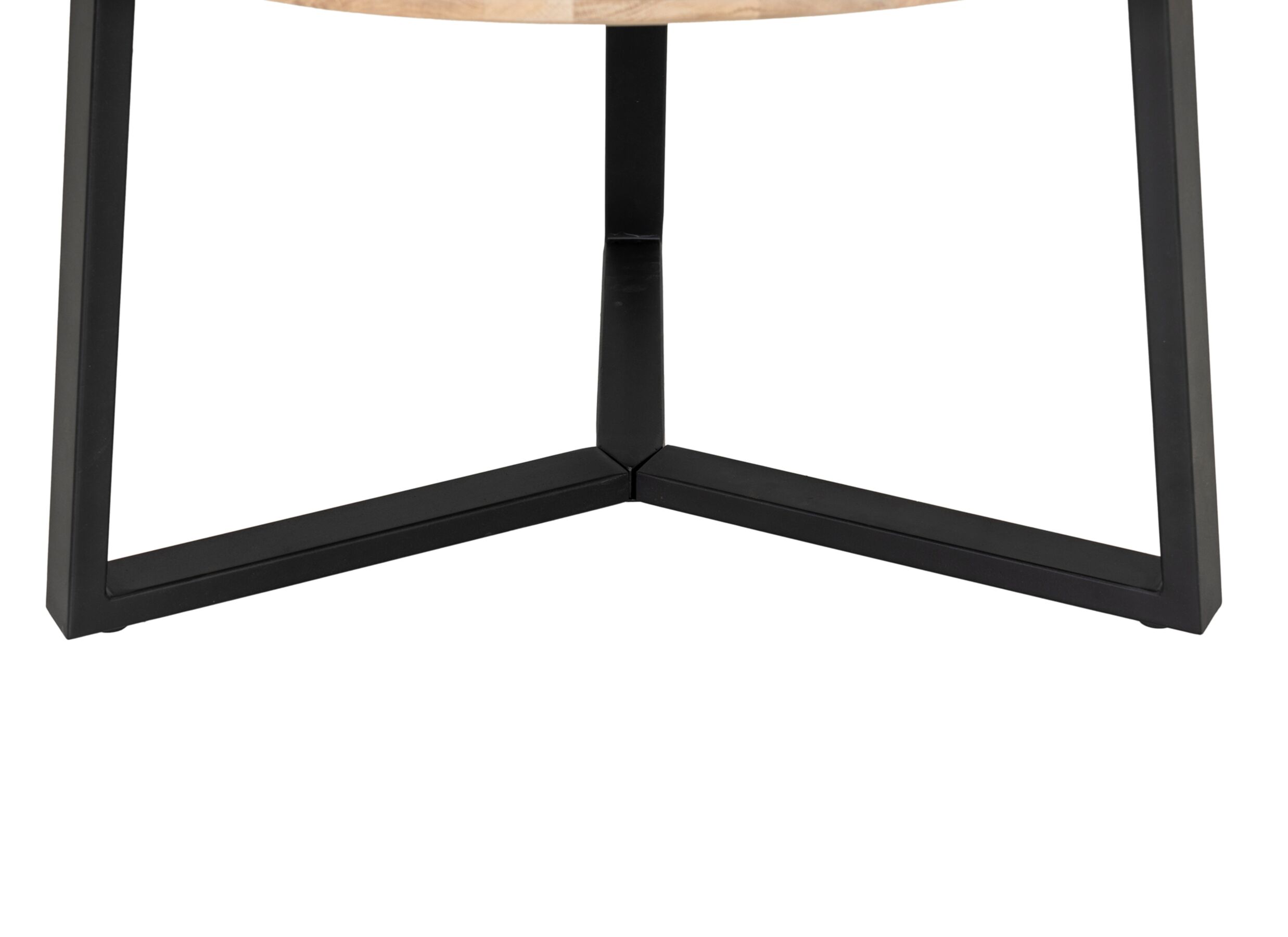 Detailfoto - Bijzettafel Ayrton Ø70x40cm - eik massief - naturel