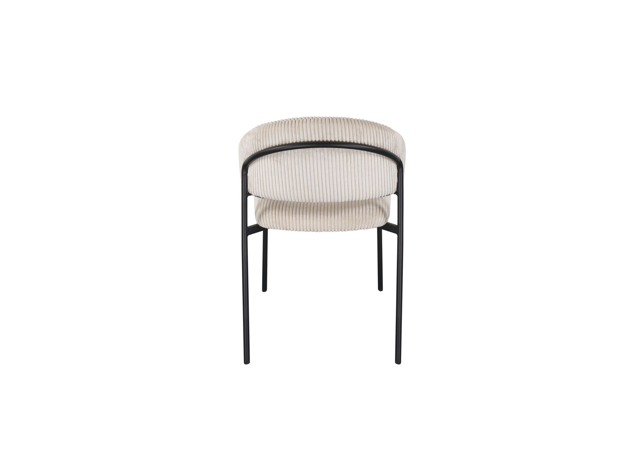 Overzichtsfoto - Stoel Lola 60x51x81cm - stof - beige