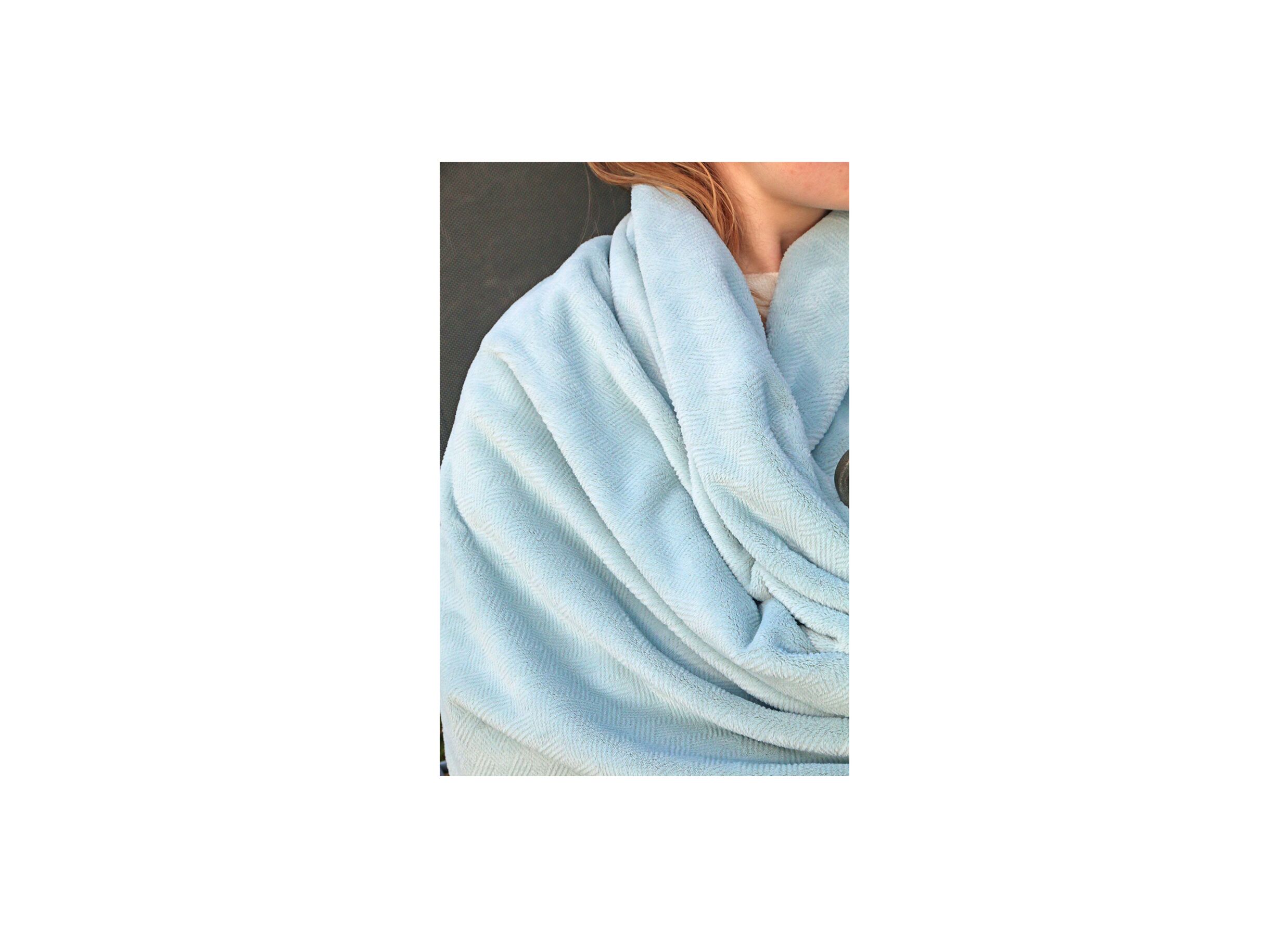 Plaid Antwerpen 150x200cm microfibre jade