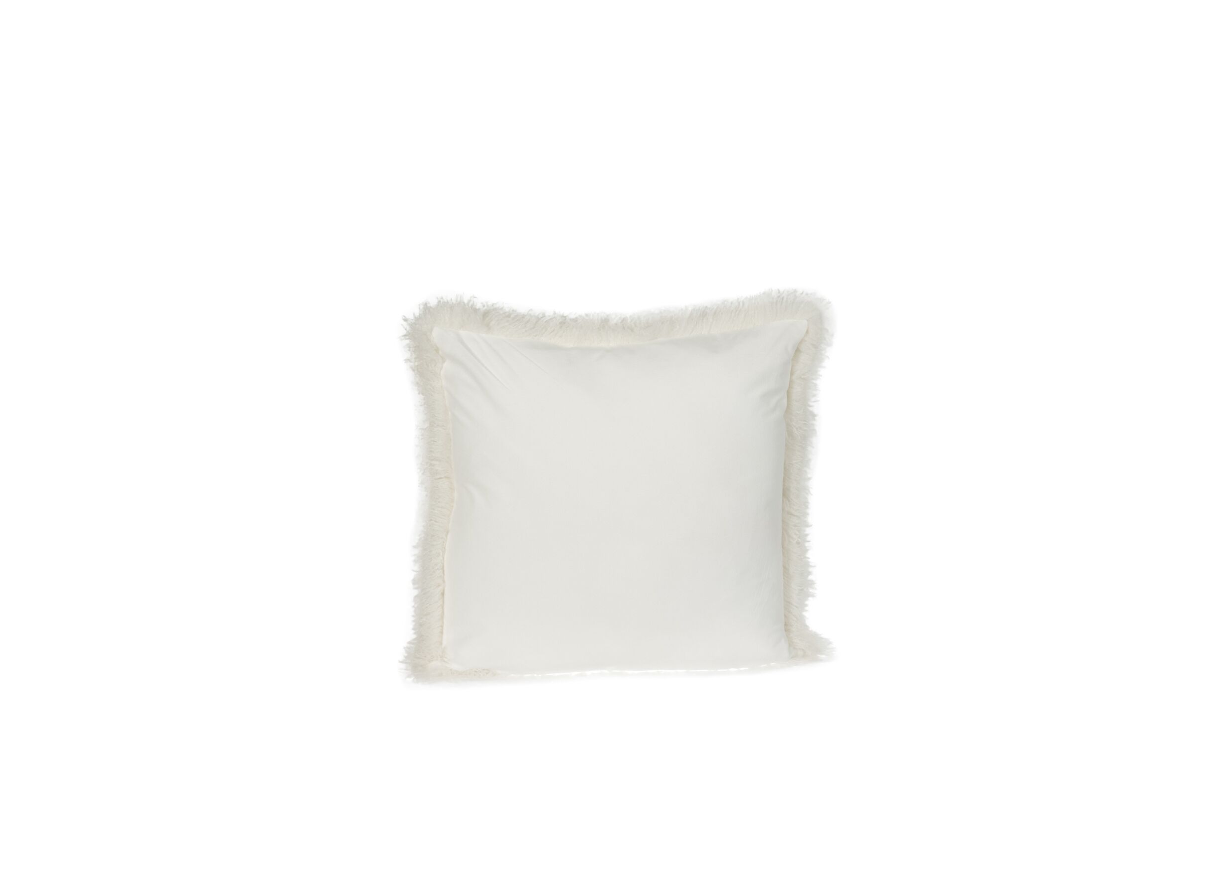 Aperçu - Coussin Hare 45x45cm - fausse fourrure - blanc