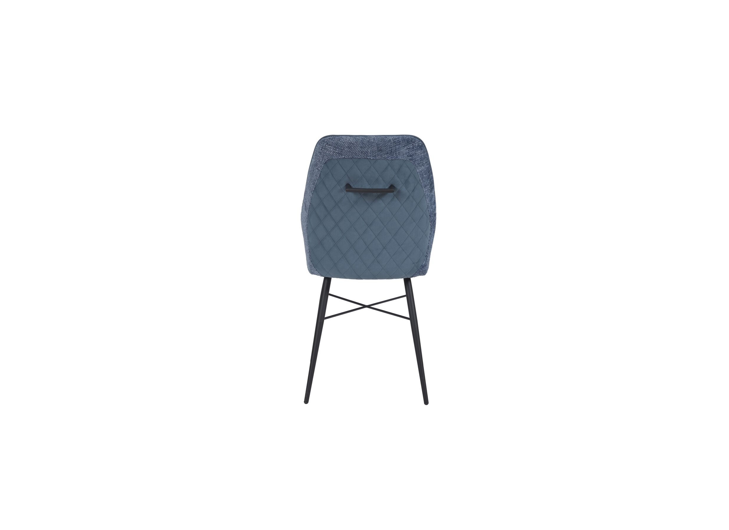 Stoel 45x50x91cm - stof - blauw
