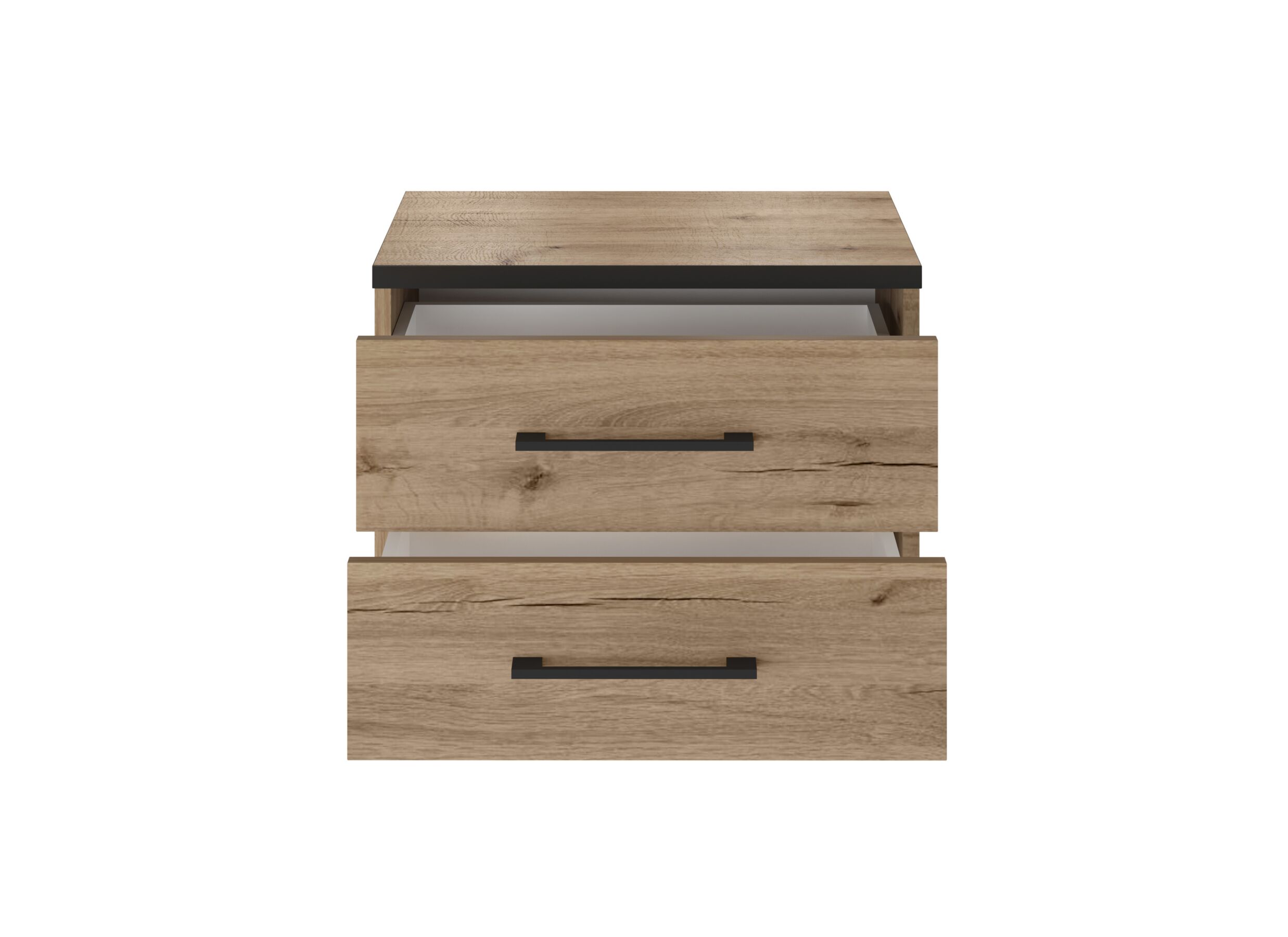 Indeling - Nachtkastje Emma 52x40x35cm - melamine - copper oak
