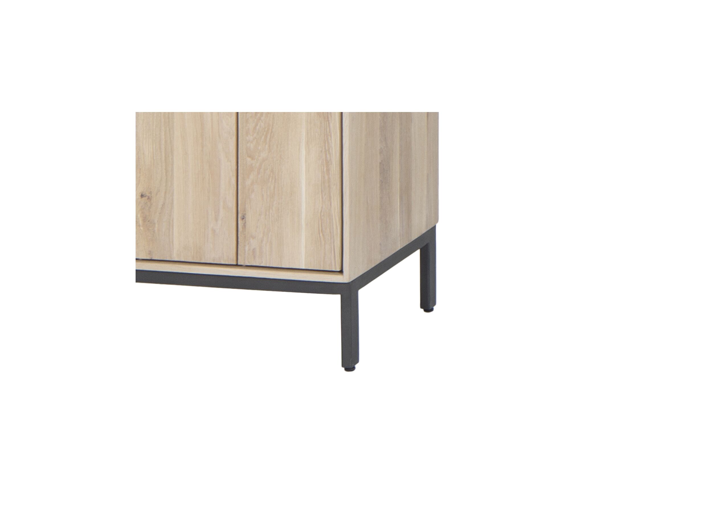 Barkast Polar 120cm - eik massief/decor- naturel