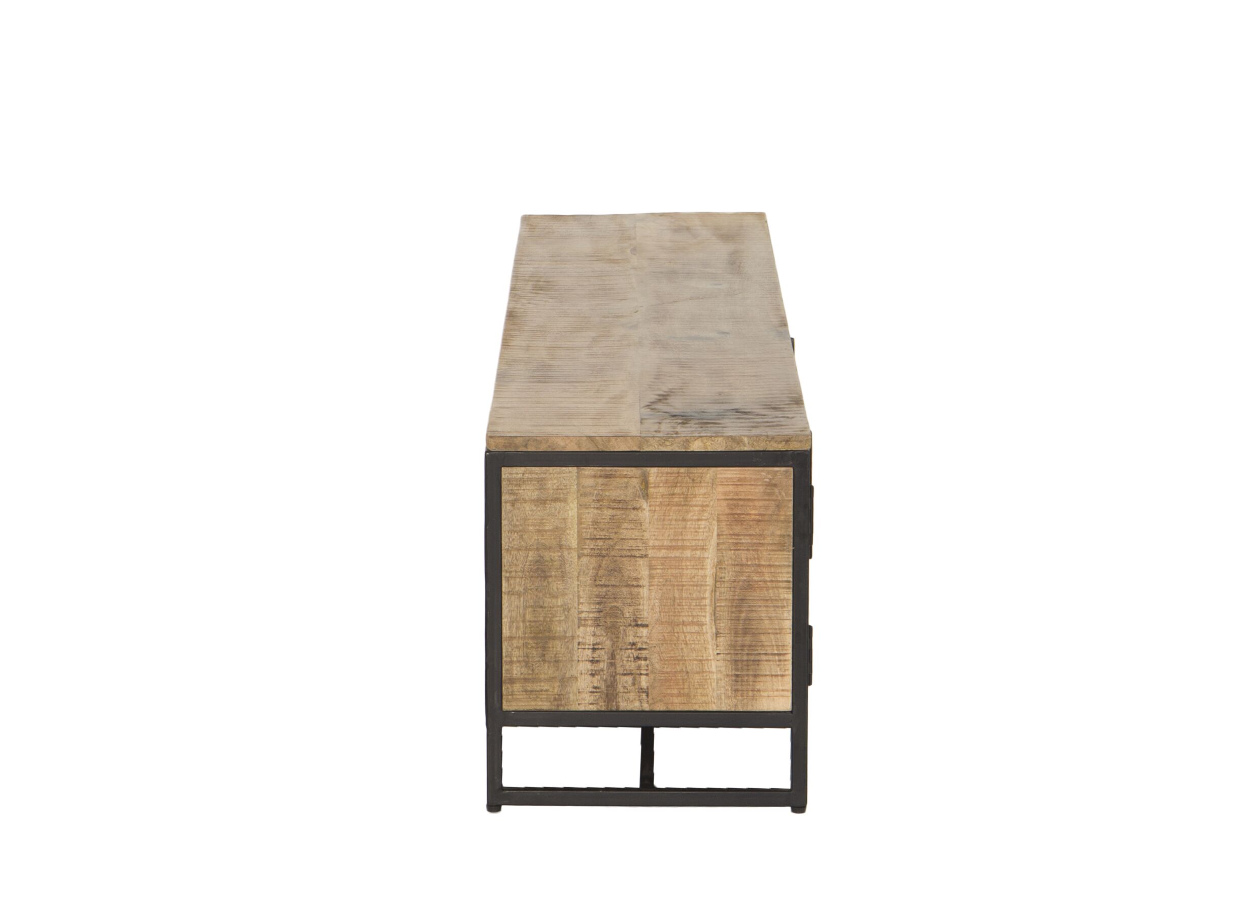 Meuble TV Woodcraft 190cm - manguier massif - brun