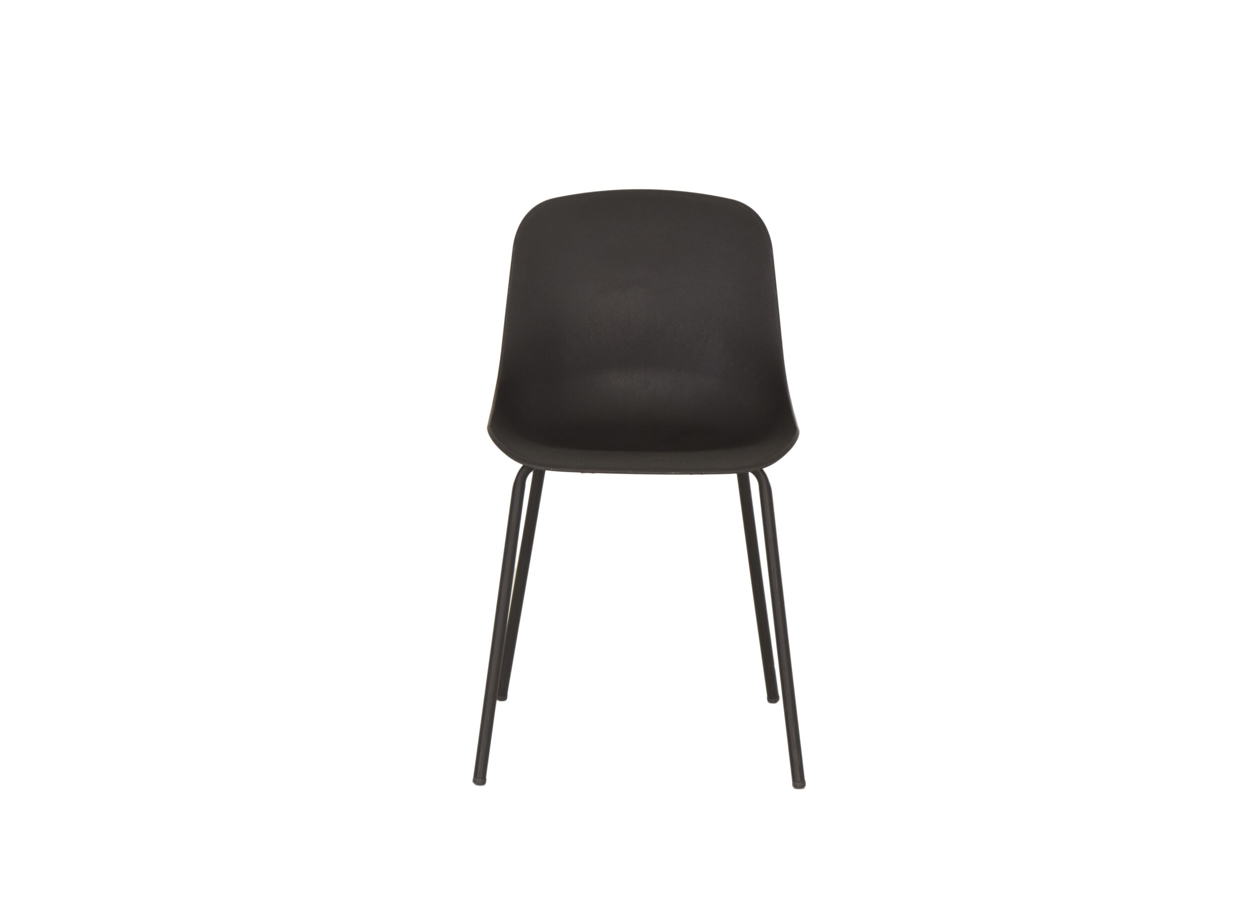 Chaise Atacama 46x48x80cm - plastique - noir