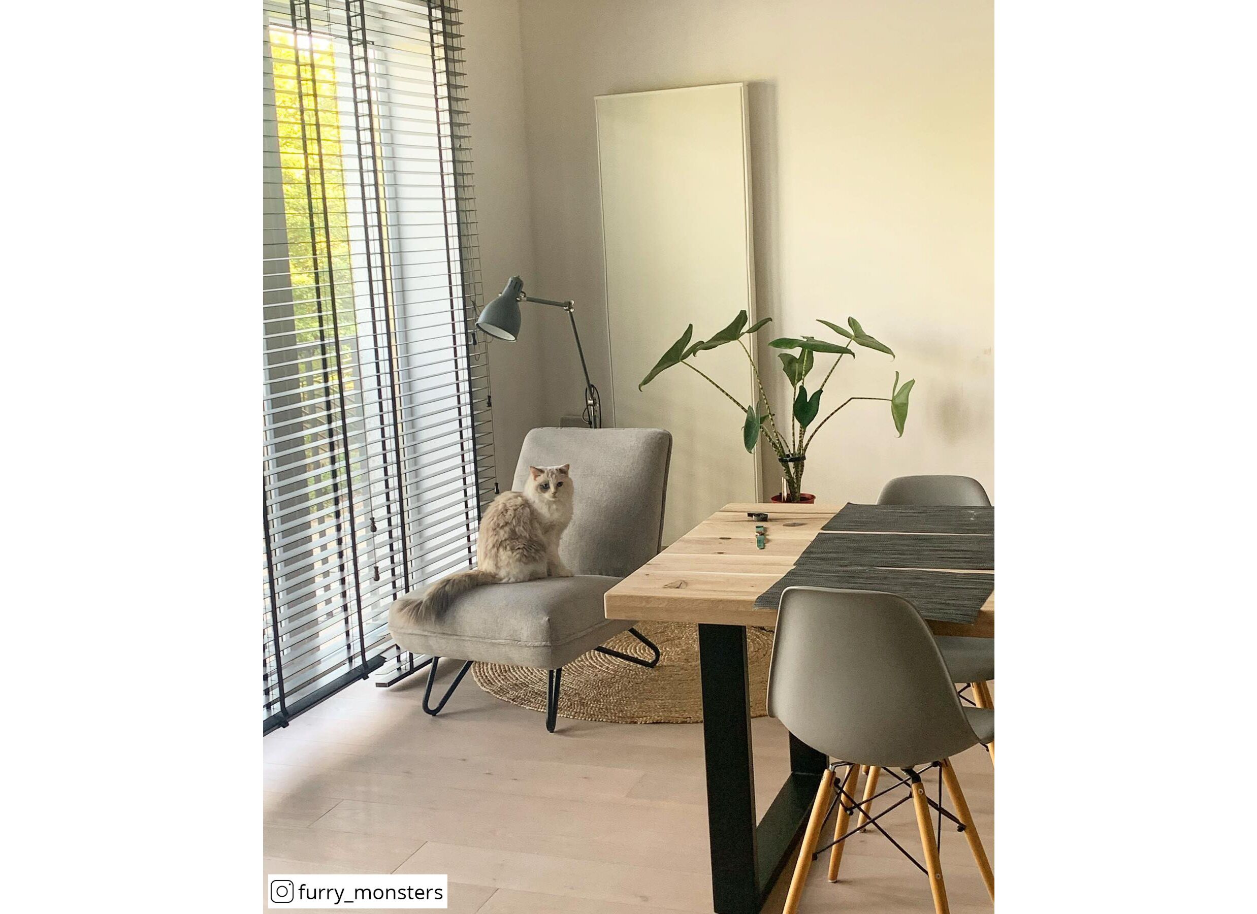 Fauteuil Guts 67,5x93x82cm - tissu - gris clair