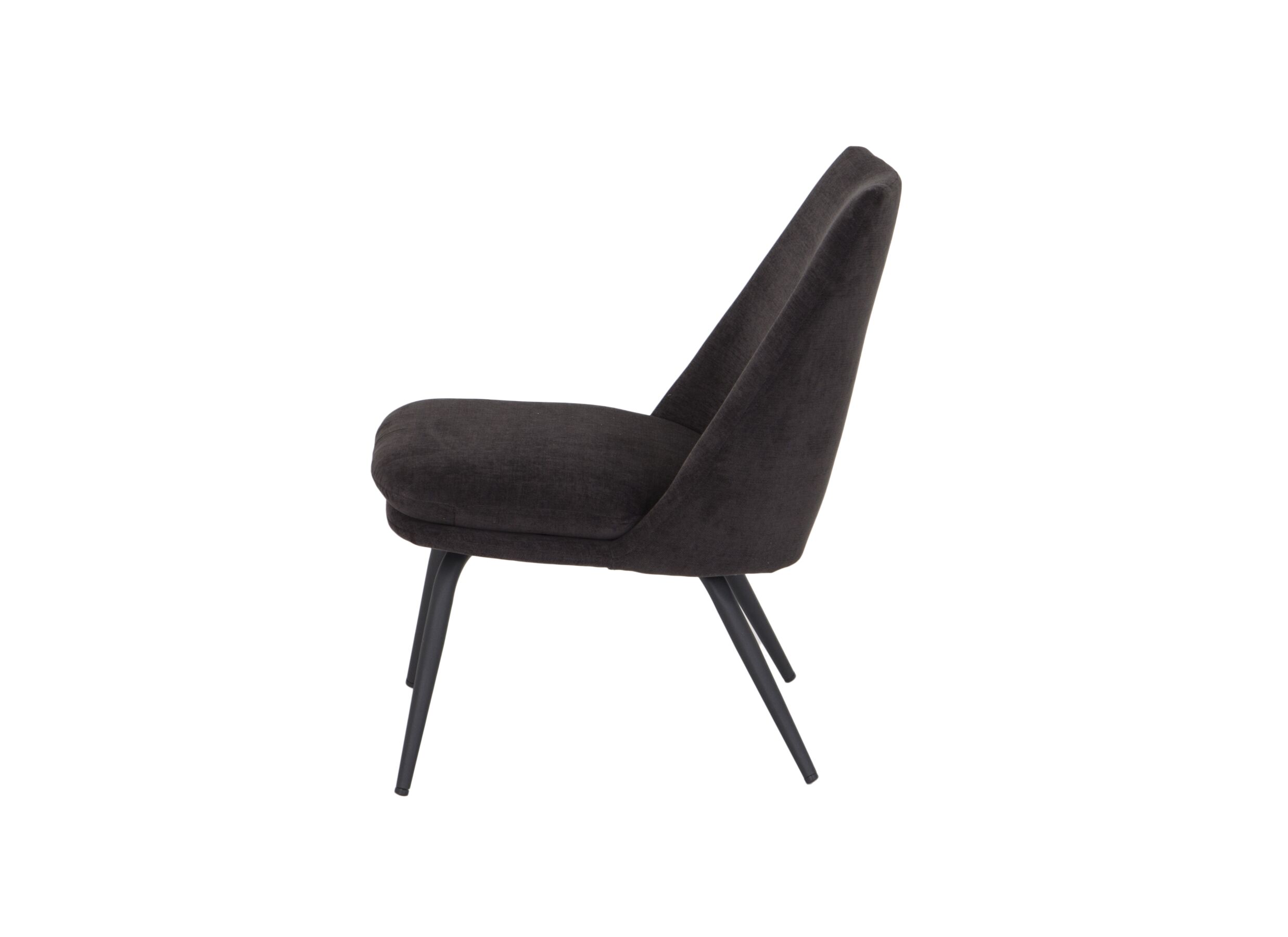 Detail - Fauteuil Yoyo 56x73x77cm - tissu - noir