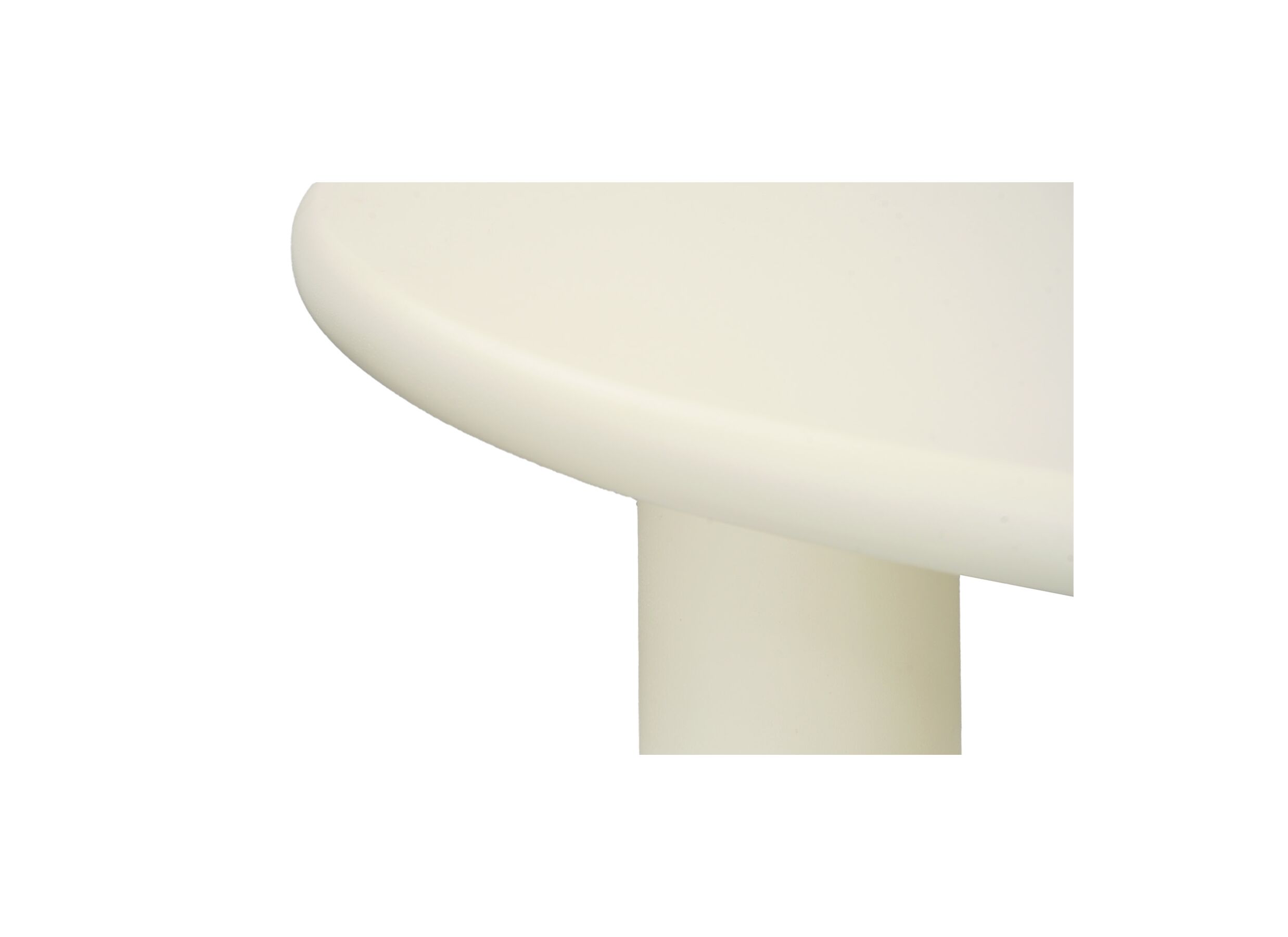 Detail - Table basse Vela 120x70cm - micro ciment - beige