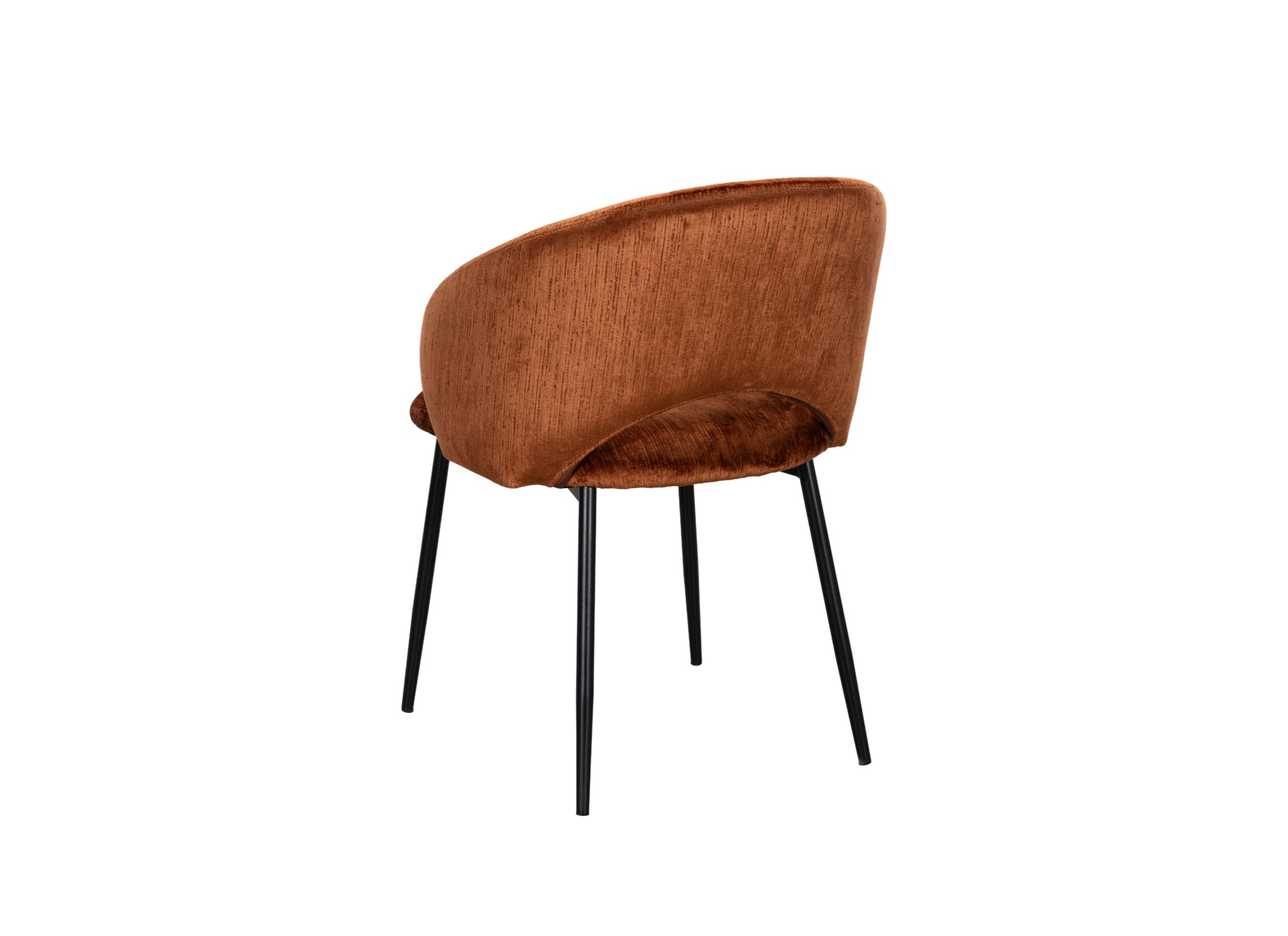 Overzichtsfoto - Stoel Read 58x62x80,5cm - stof - roest
