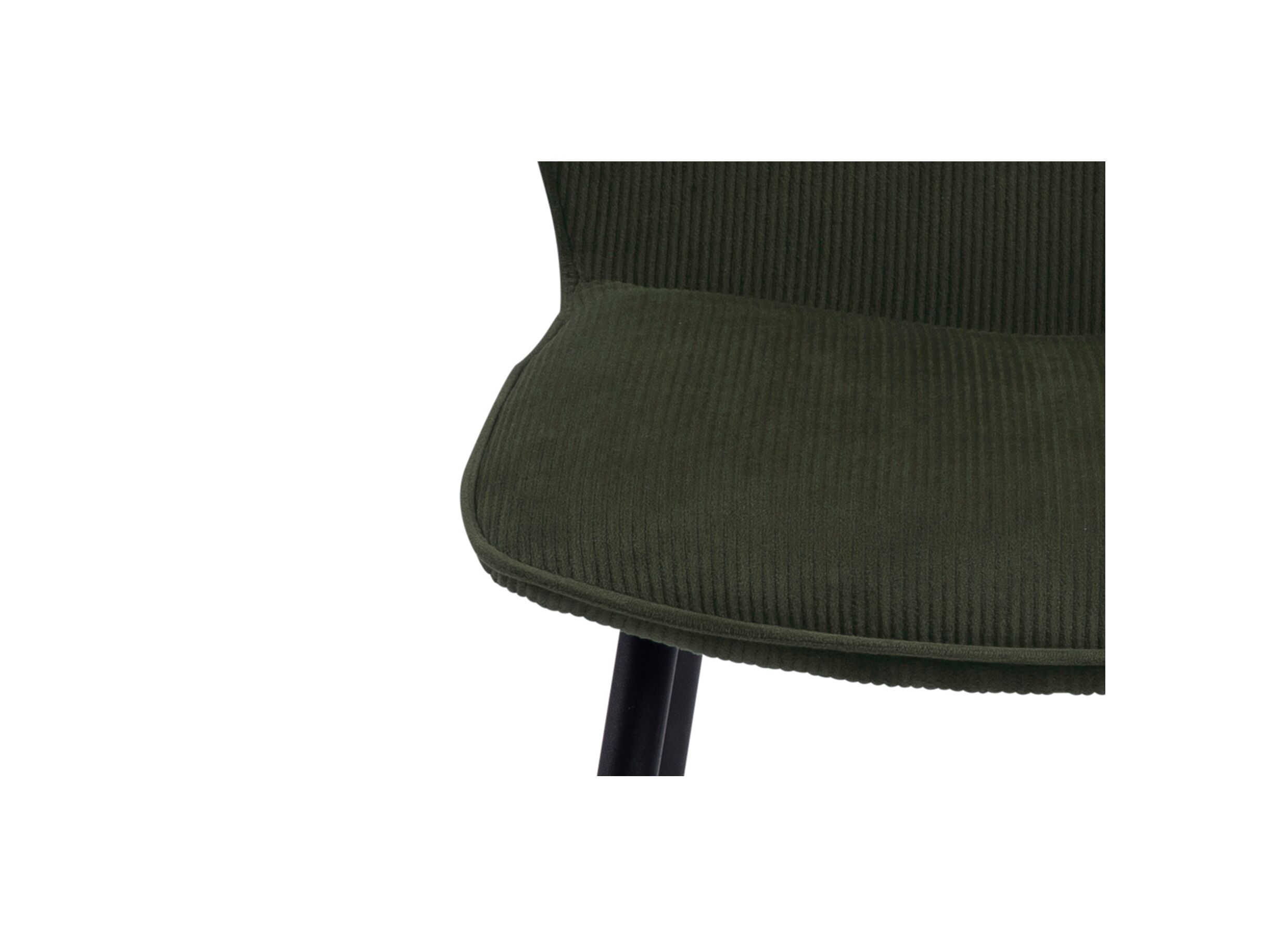 Detailfoto - Stoel stof olive green