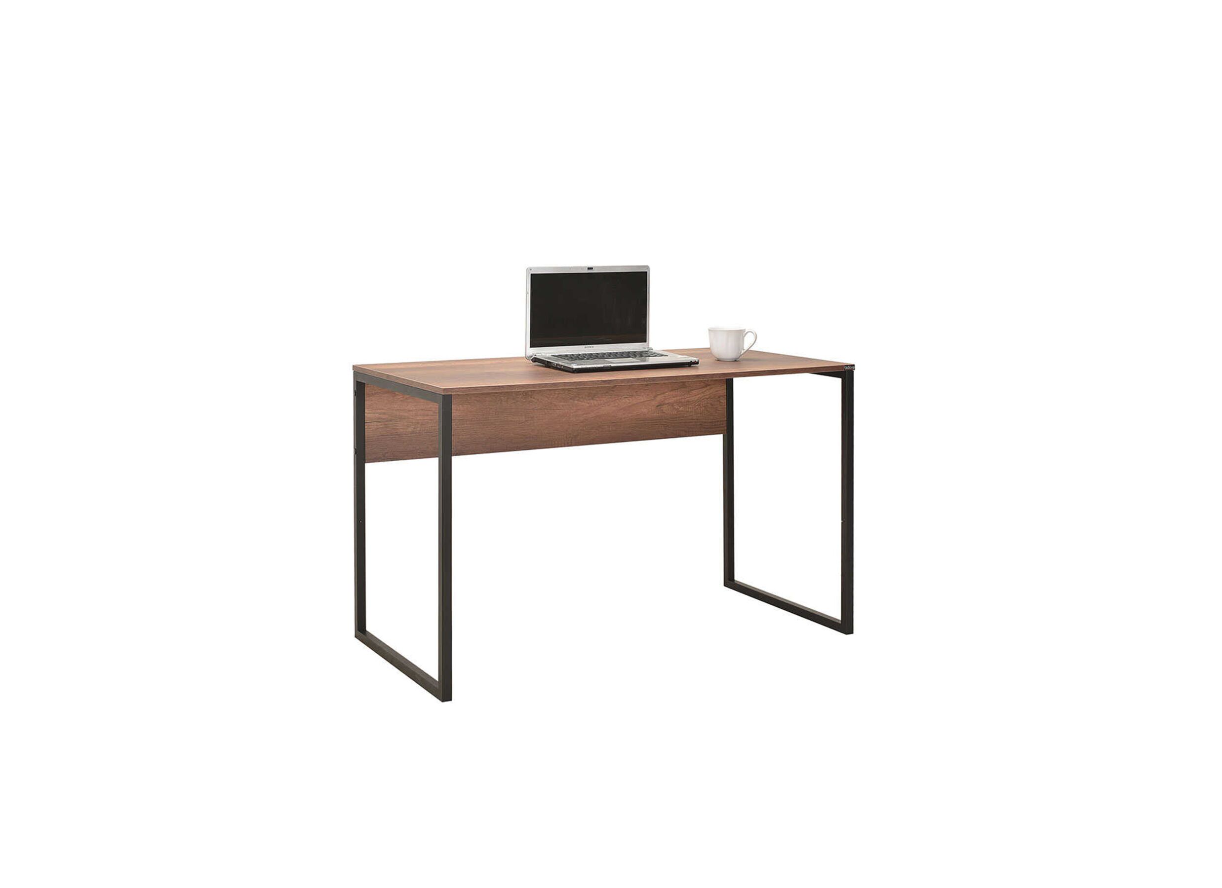 Bureau Maras 120x60x77cm - melamine - walnoot