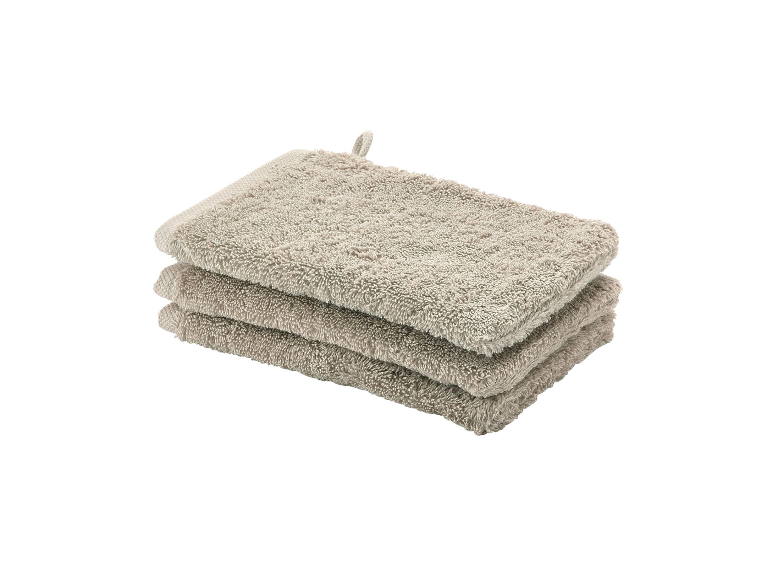 Washandje London 16x22cm - katoen - desert - Gant de toilette London 16x22cm - coton - desert
