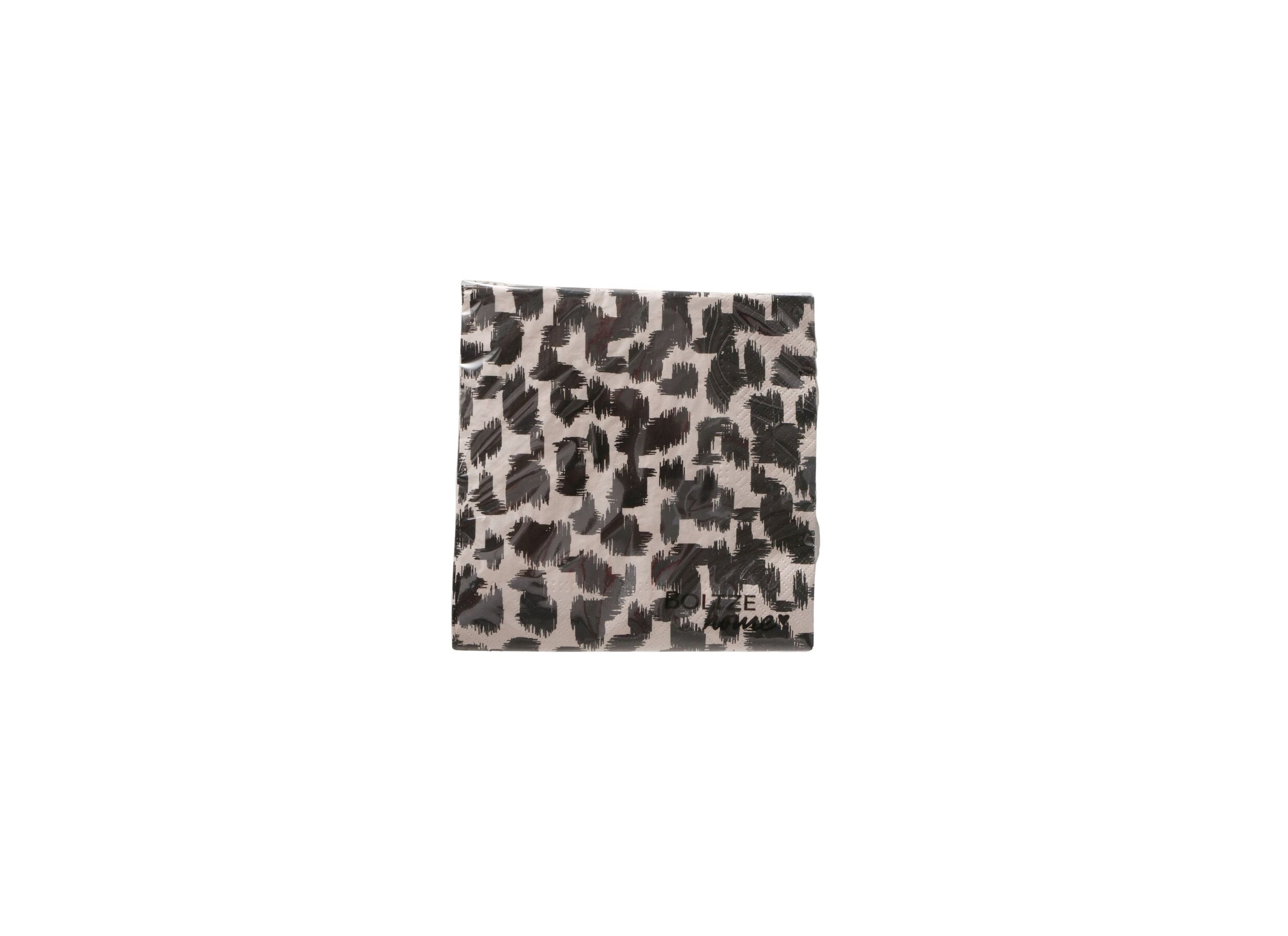 Aperçu - Serviette Thato 16,5x16,5cm - papier - beige/noir 20 pièces